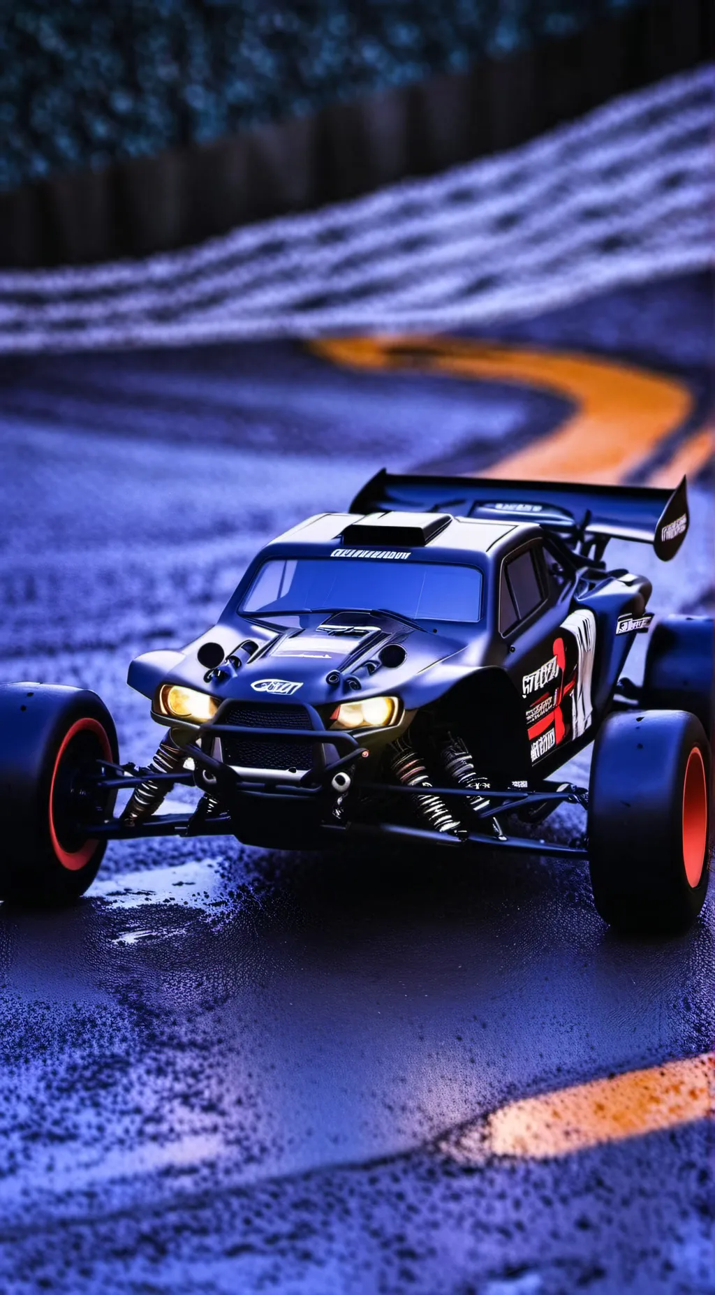 ai character: Rico the rc car background