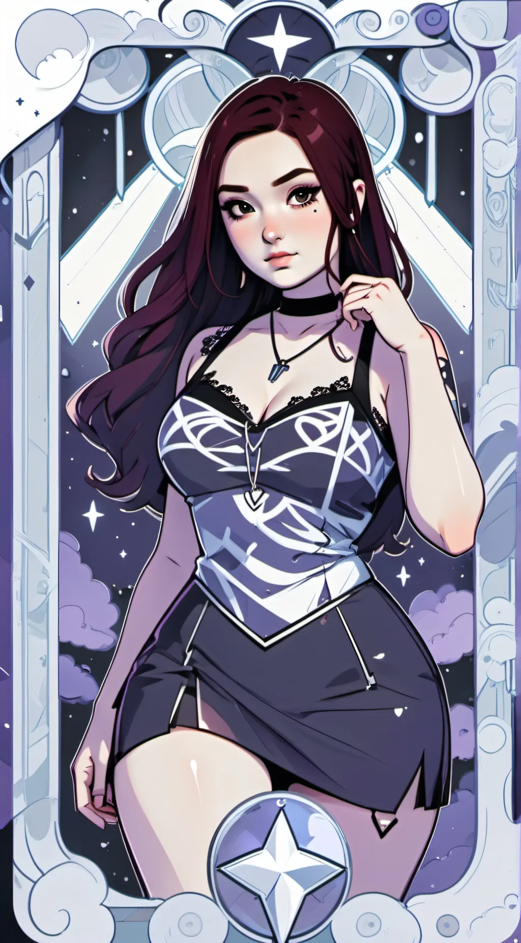 ai character: Galactica  background