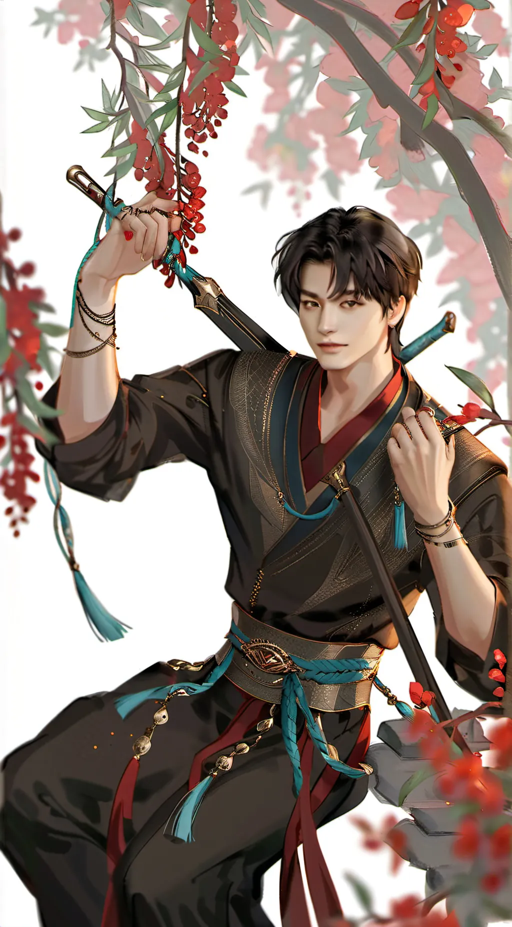 ai character: Raven Lee Makisig background