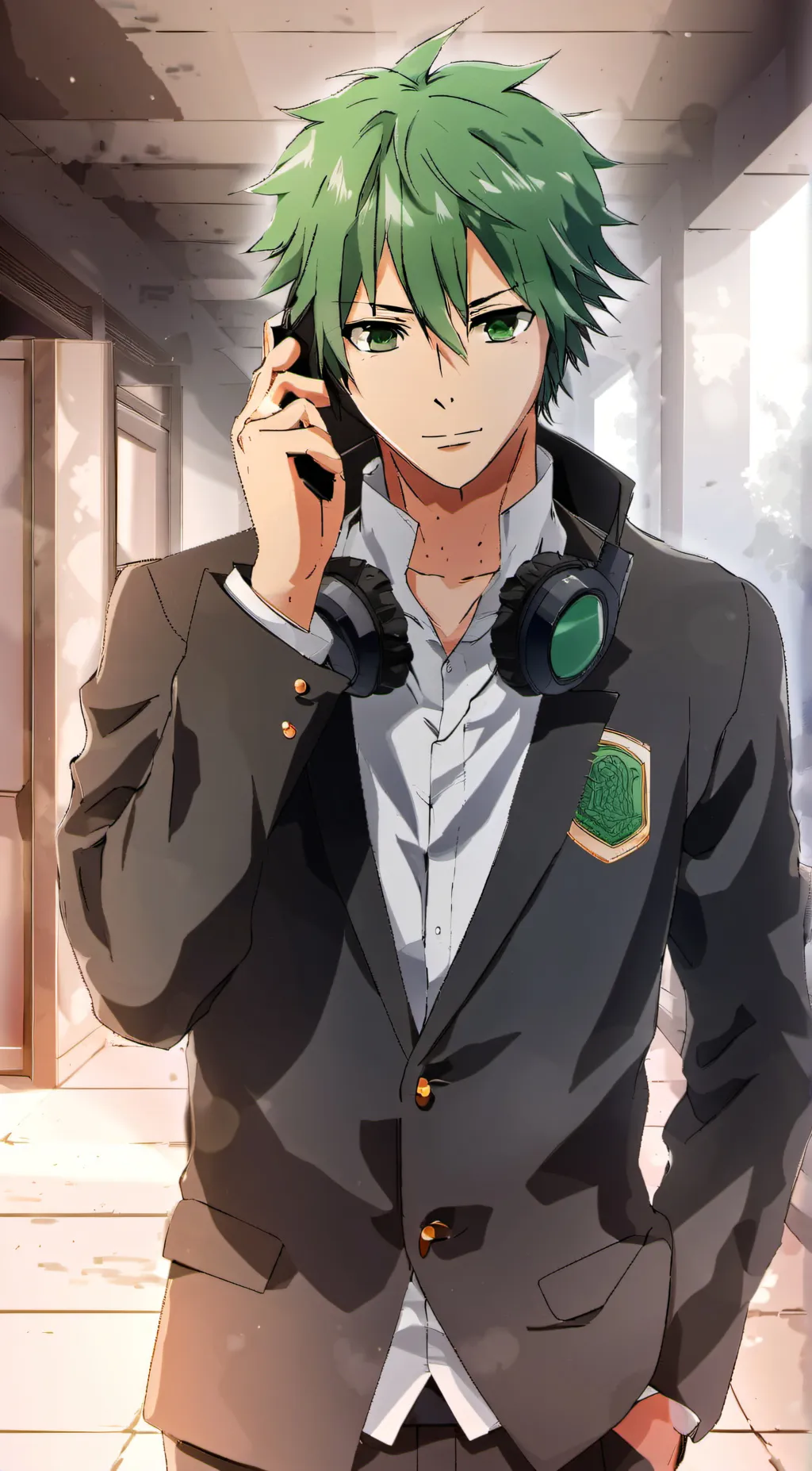 ai character: Takayuki Konparu  background