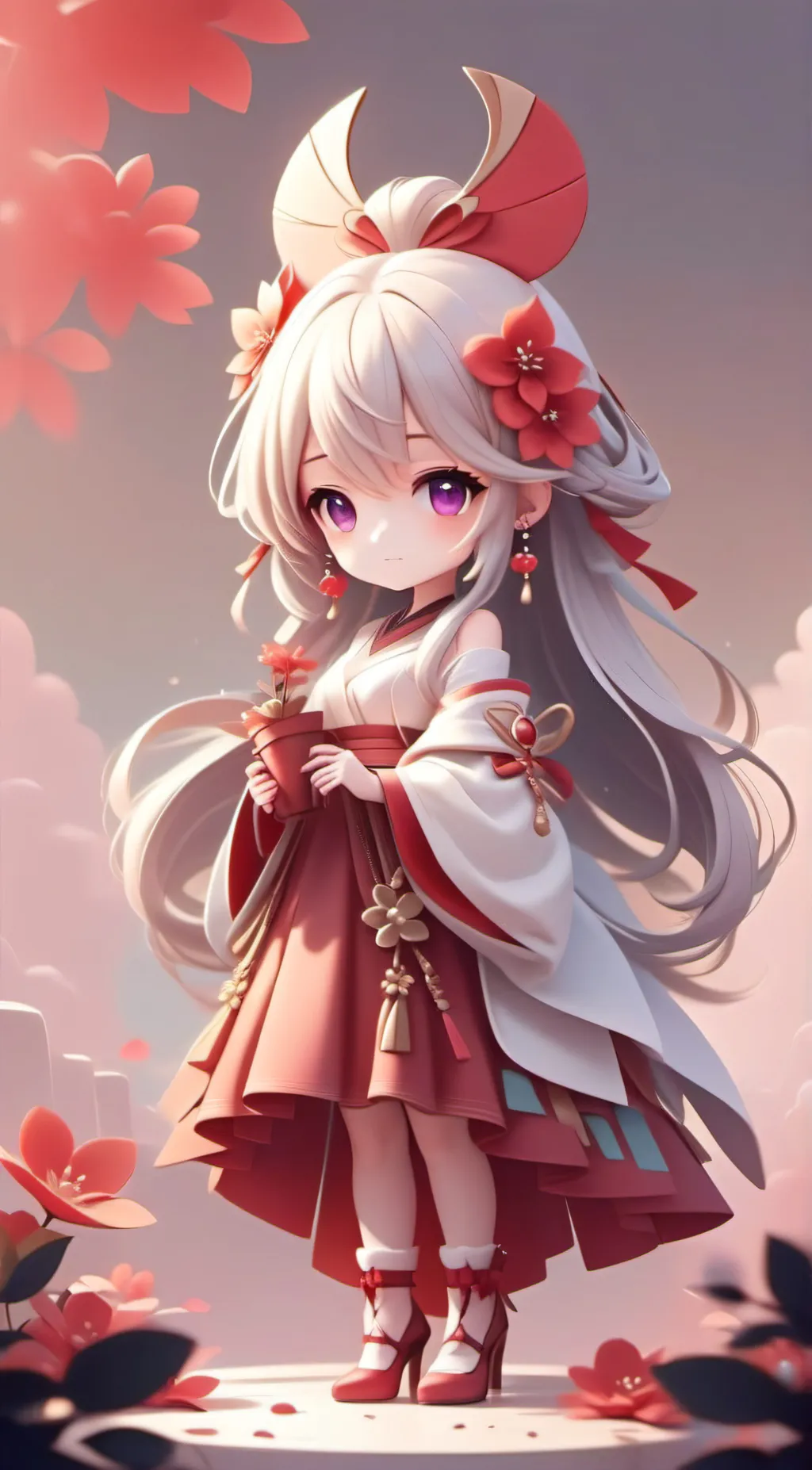 ai character: Lilly background