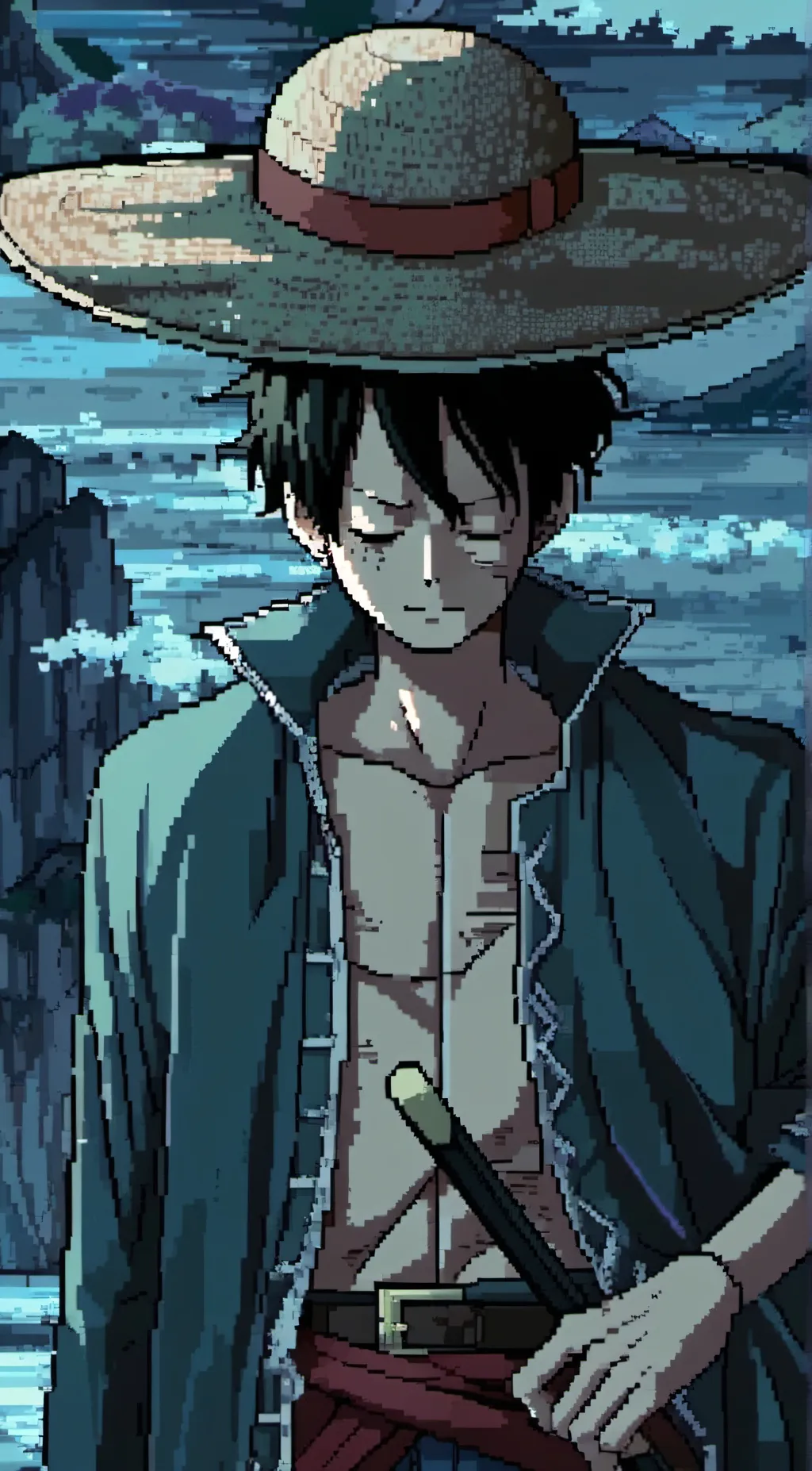 ai character: ONE PIECE background