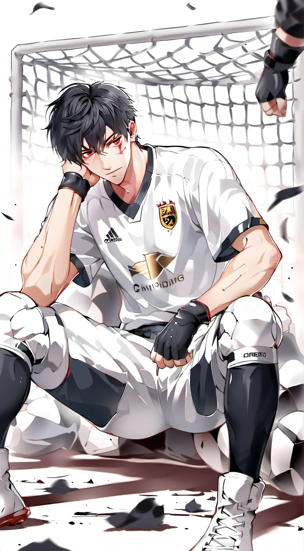 ai character: ash background