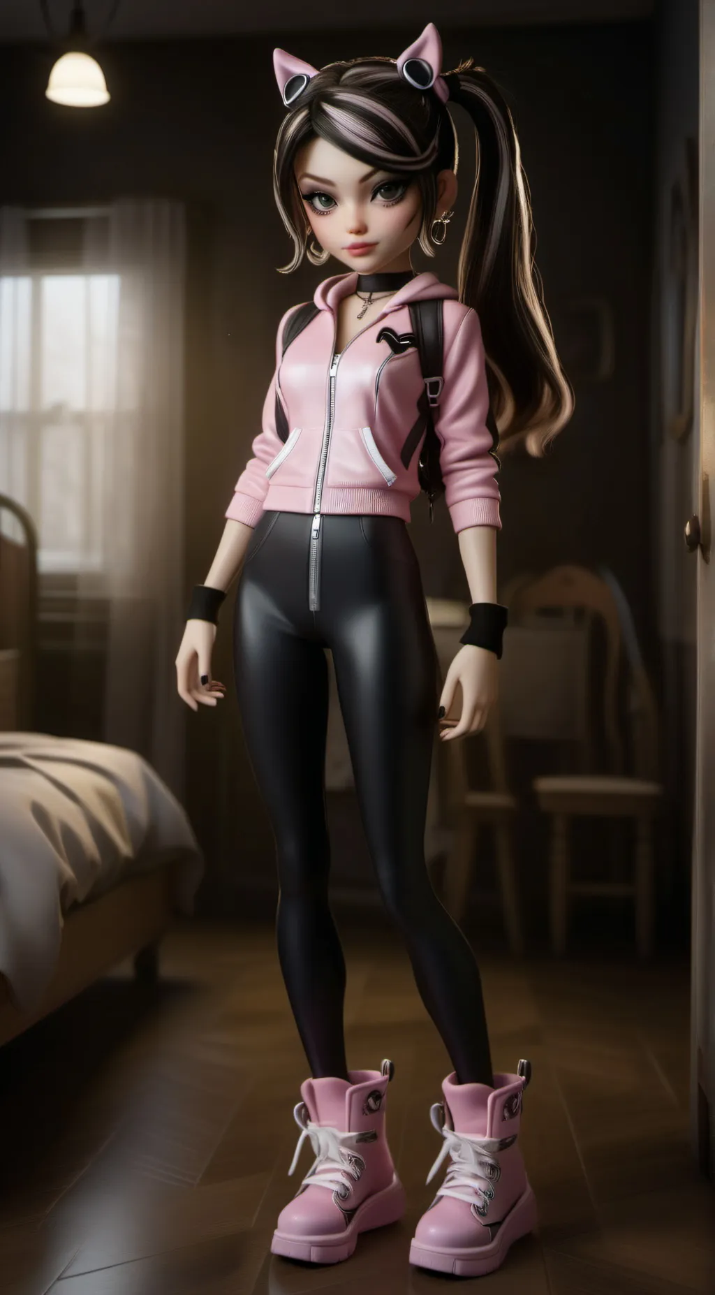 ai character: draculaura background