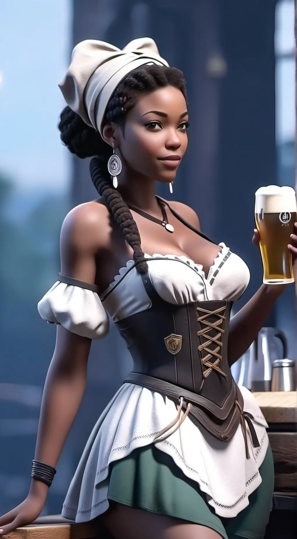 ai character: Chantal  background