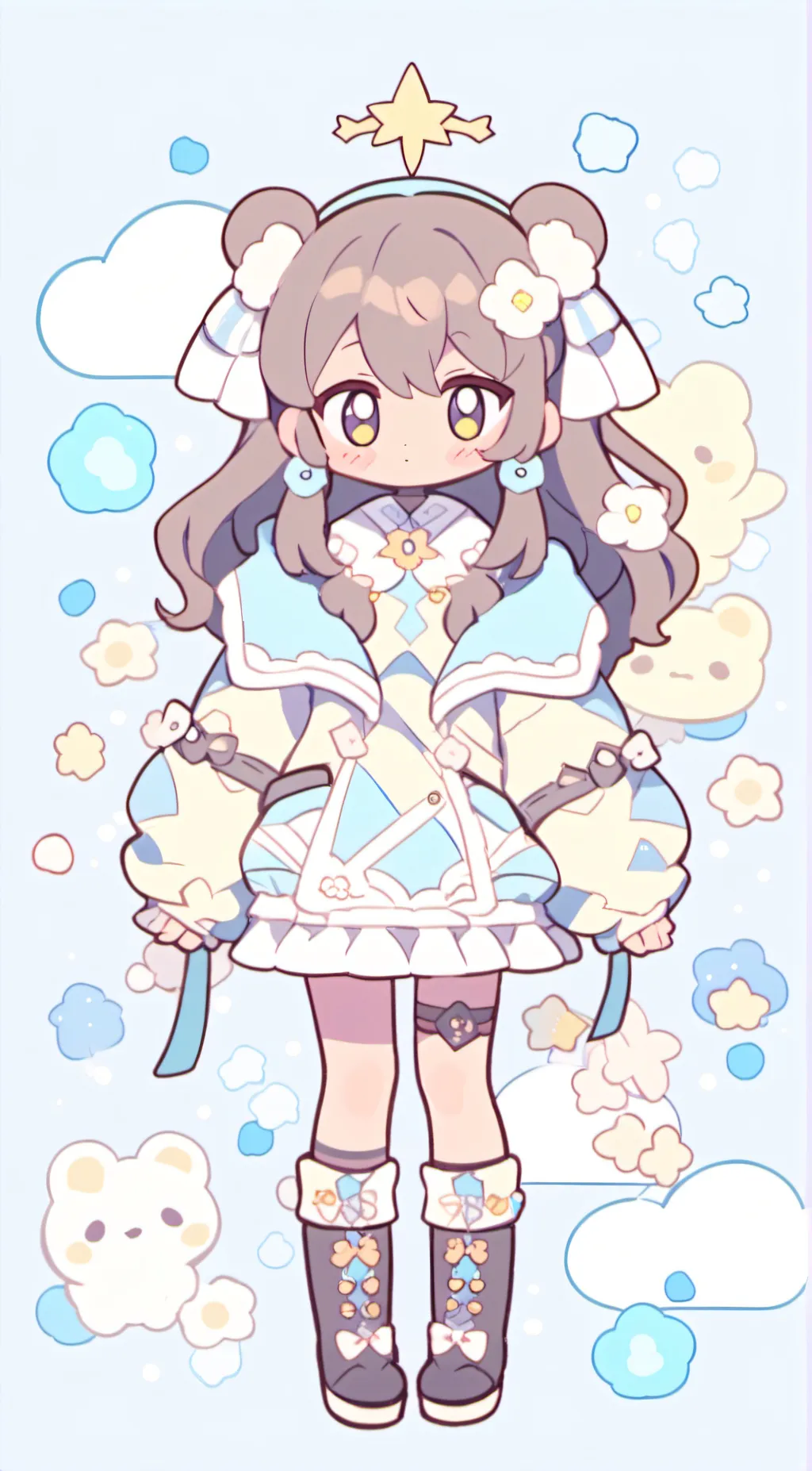 ai character: Cinnamon R. Bundog background