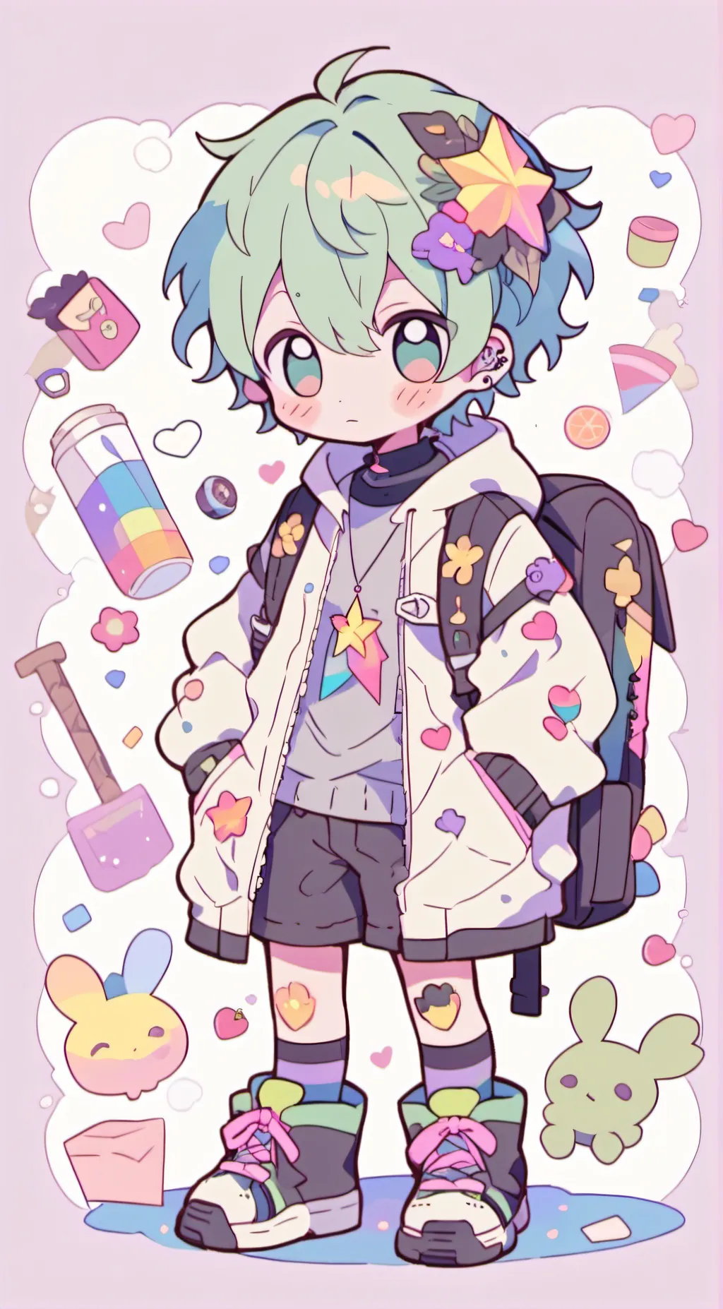 ai character: Friends background