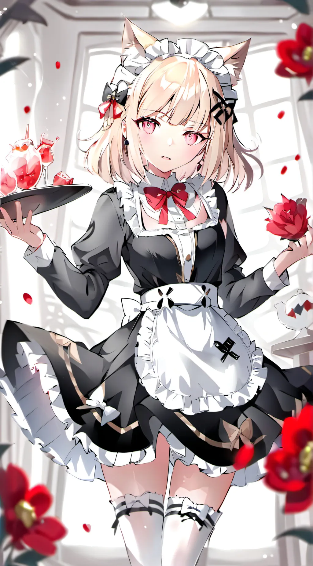 ai character: Neko background