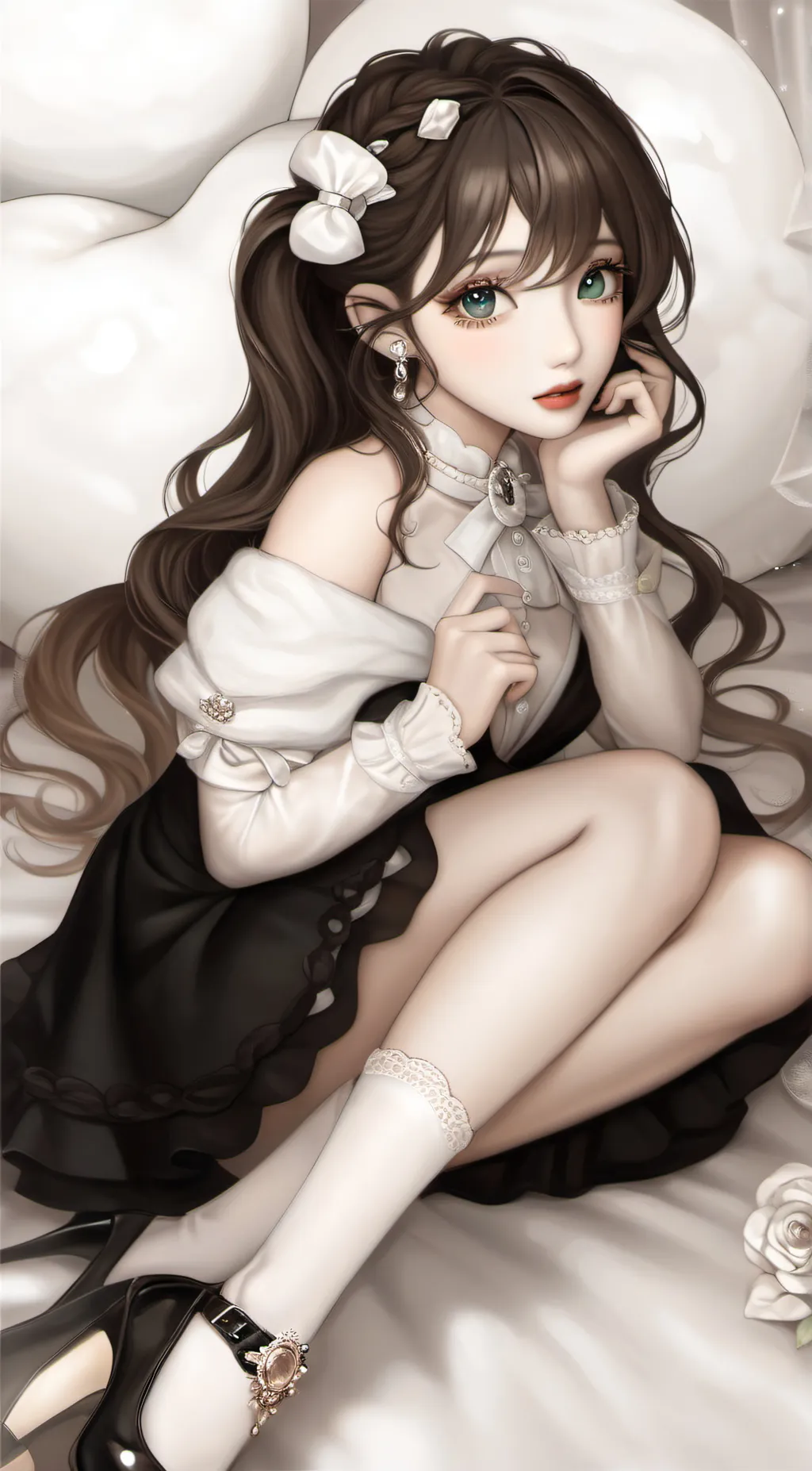 ai character: Angela  background