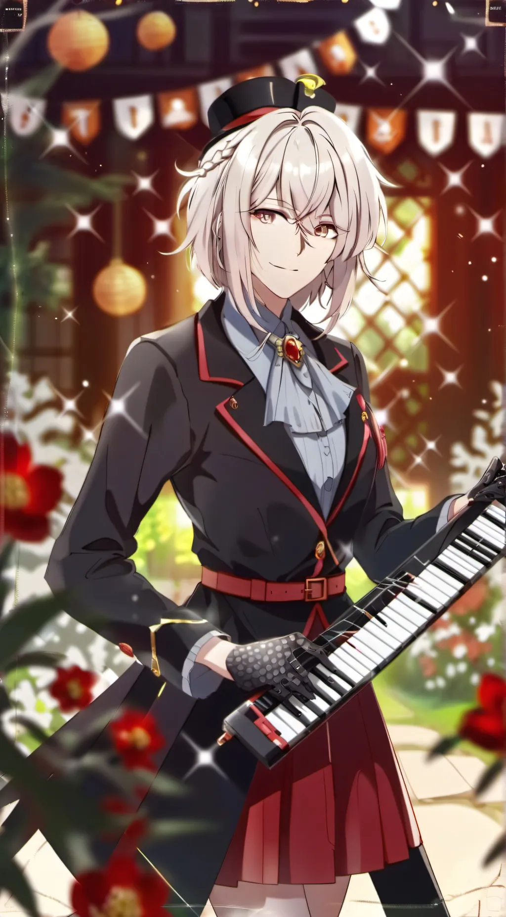 ai character: Amber  background