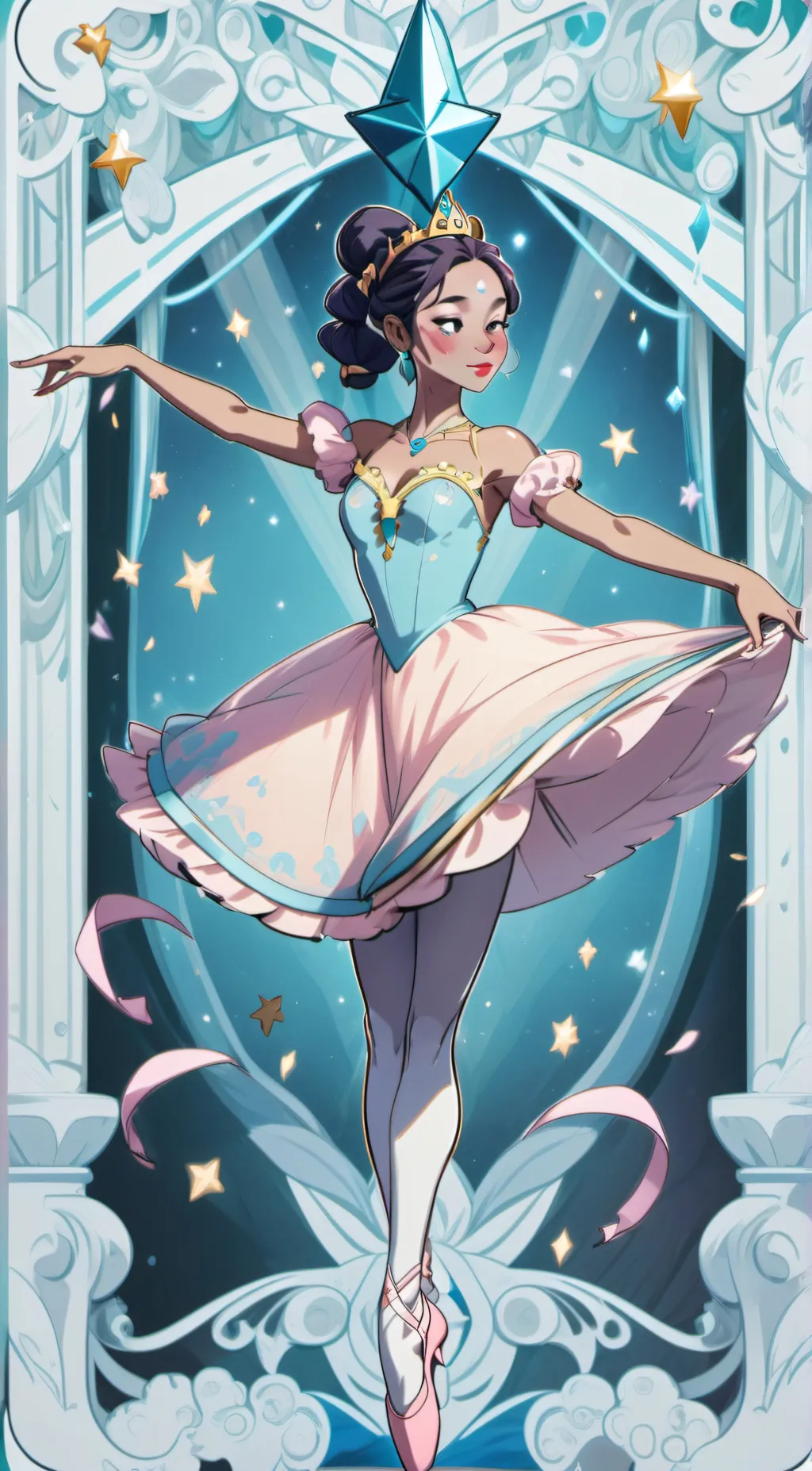 ai character: mina  background
