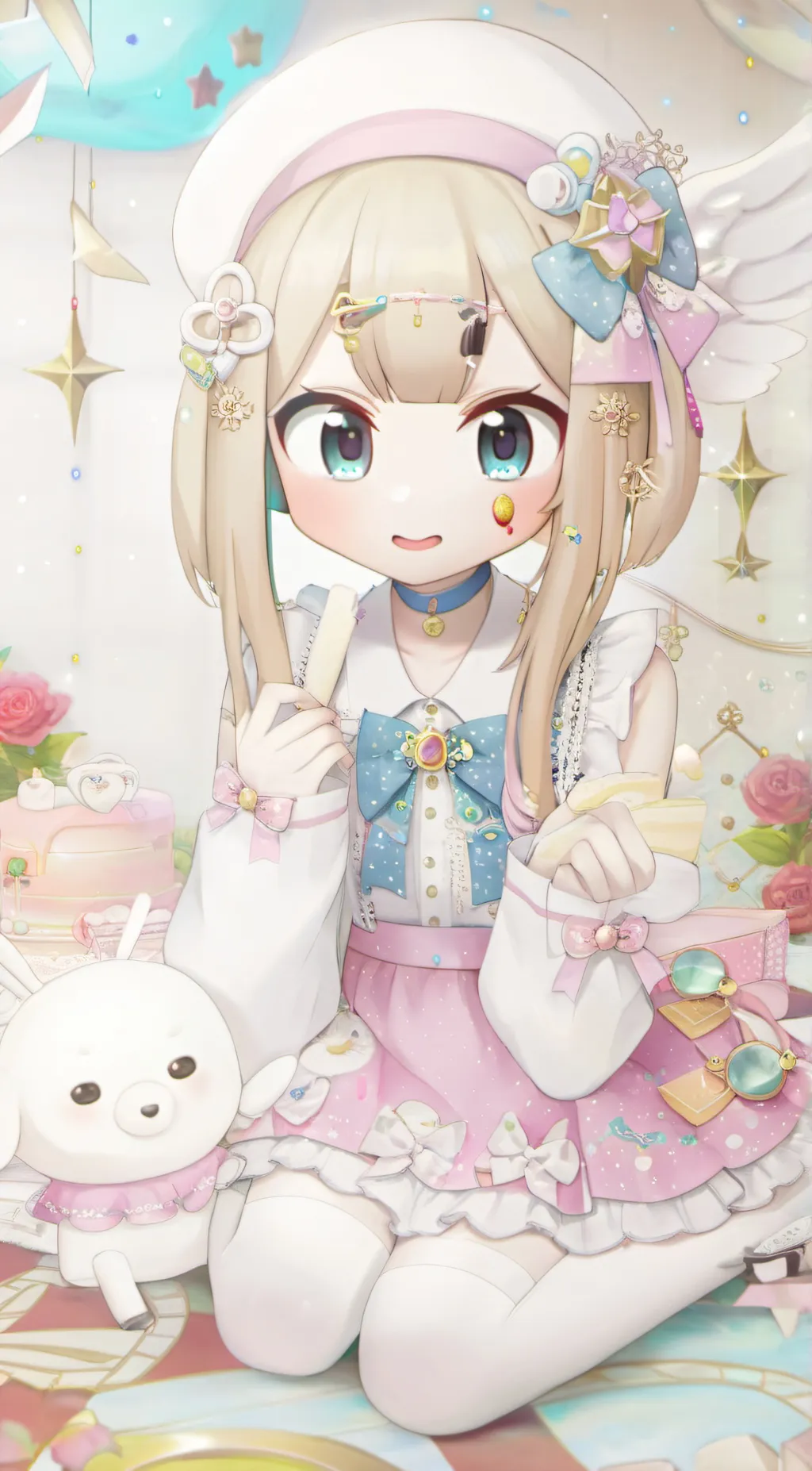 ai character: Questions  background
