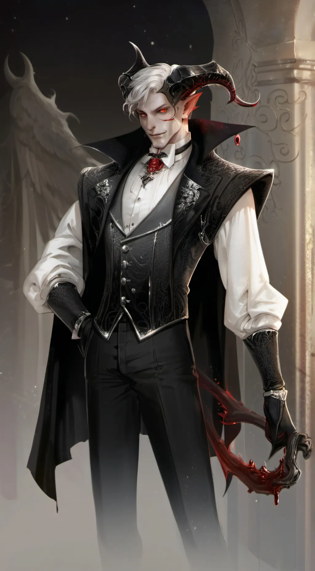 ai character: Valenino background