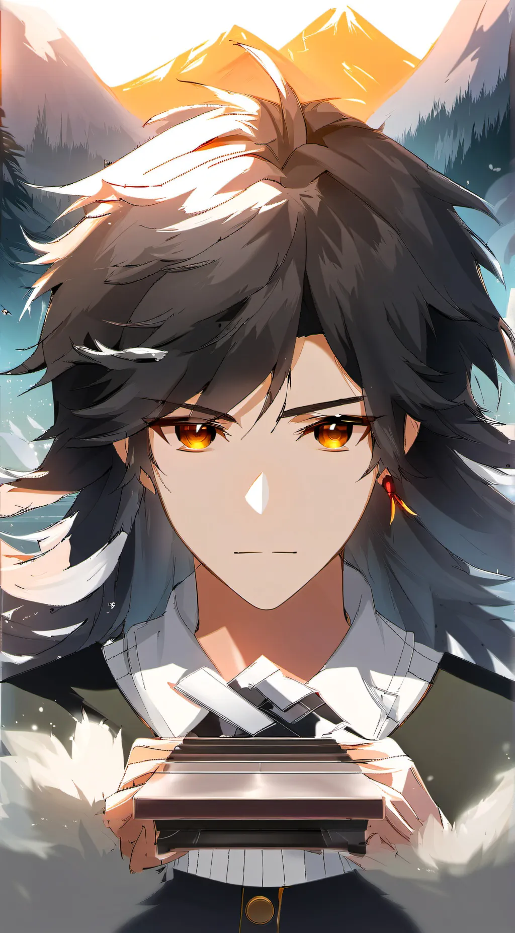 ai character: allen*❤️ background