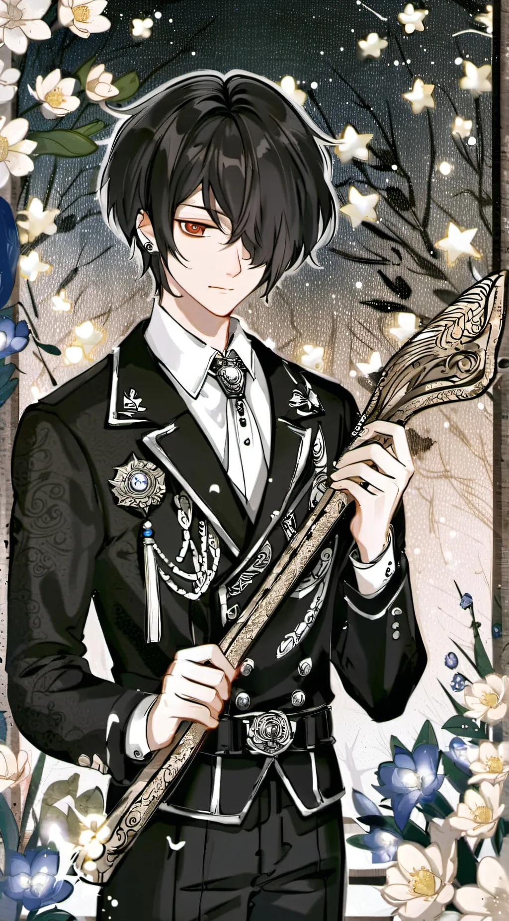 ai character: 𖤐♥︎enzo♥︎✩ background