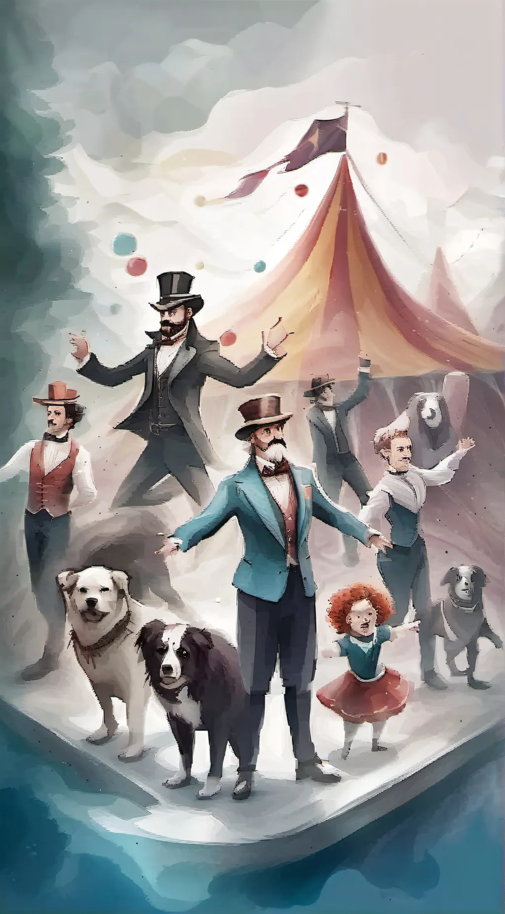 ai character:  Family of joy background