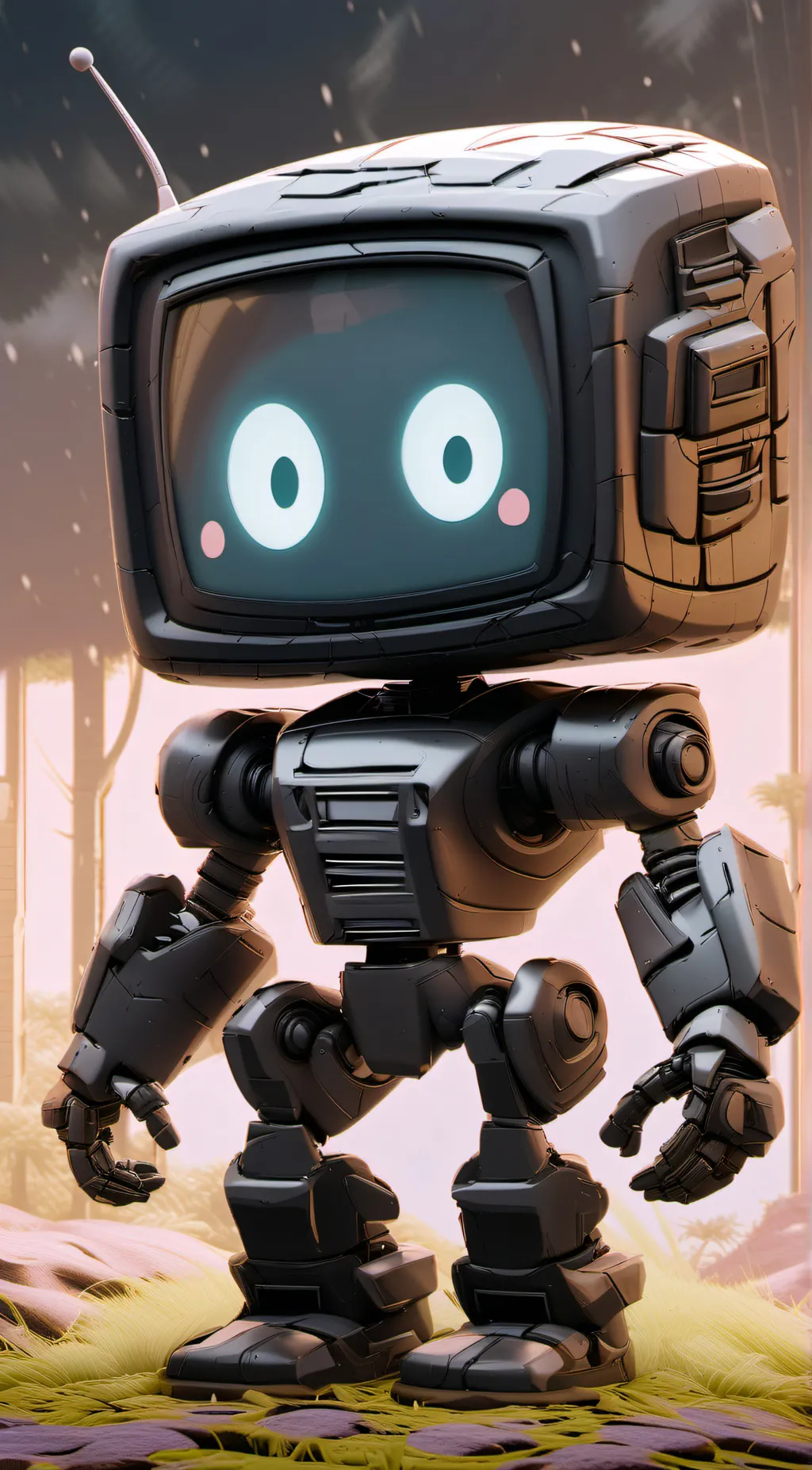 ai character: Teen Tv Woman background