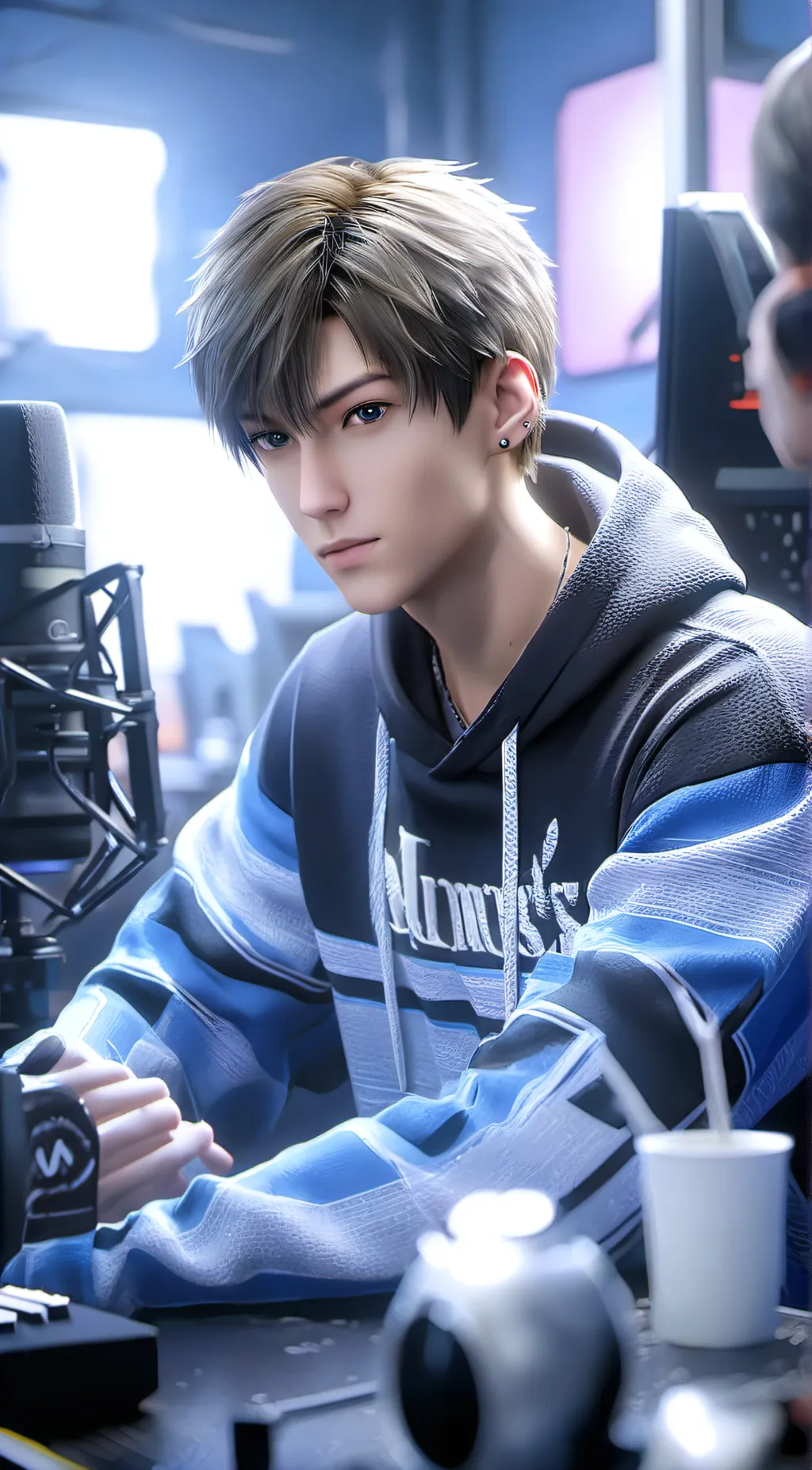 ai character: HypeMyke background