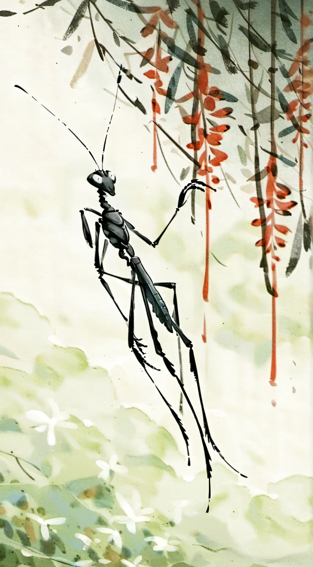 ai character: GET STICK BUGED background