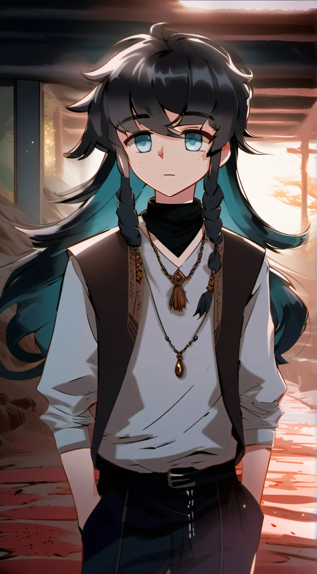 ai character: Muichiro background