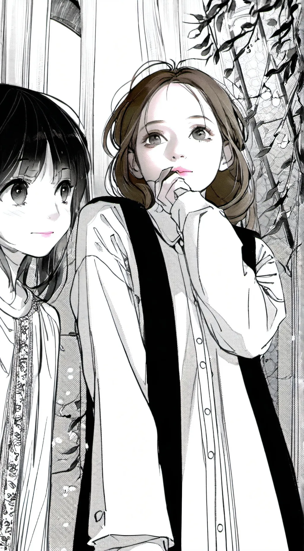 ai character: leah & lilly-mae background