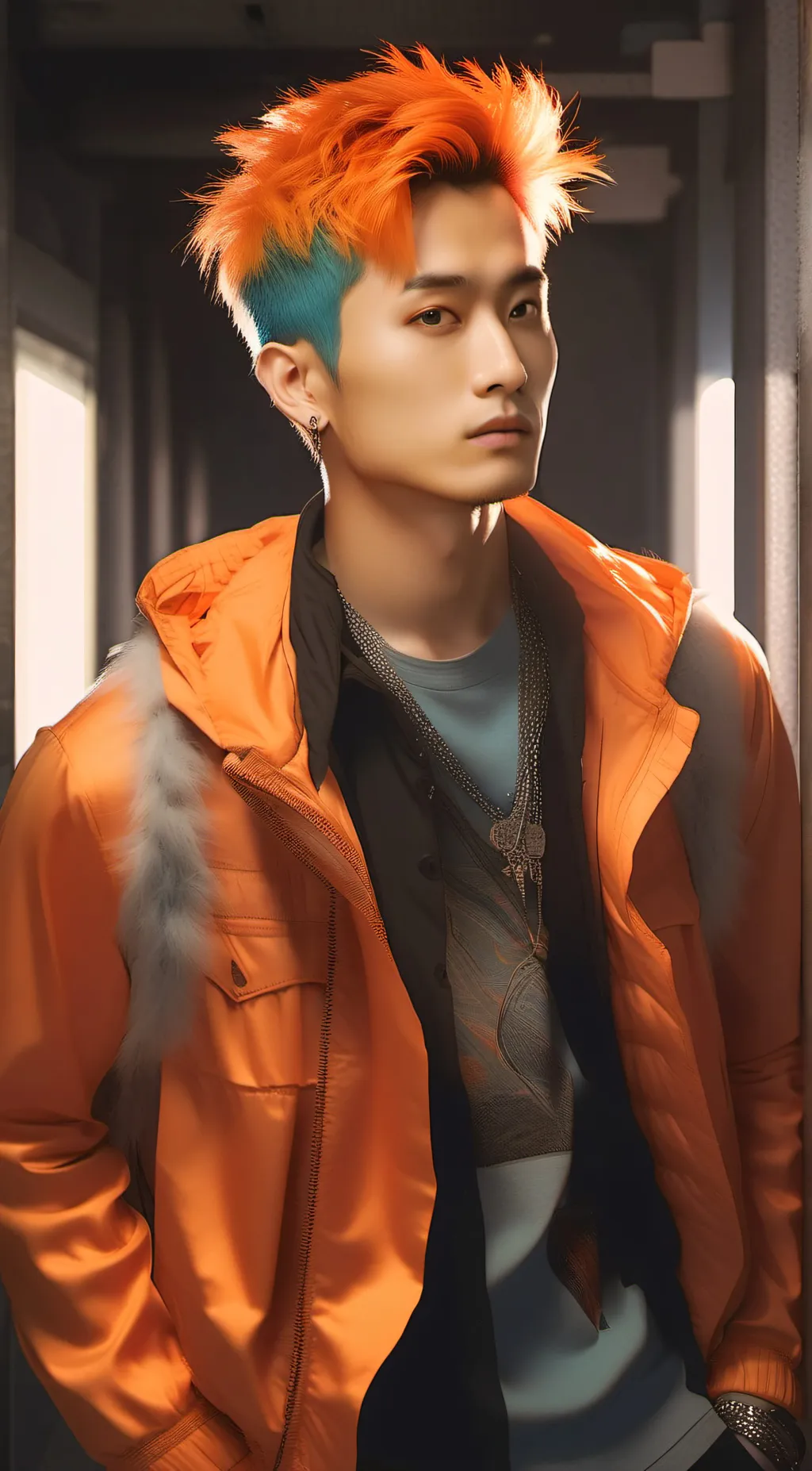 ai character: Mark Lee  background