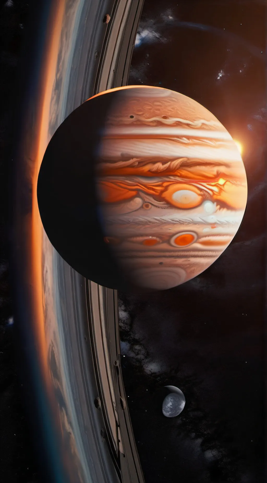 ai character: jupiter background