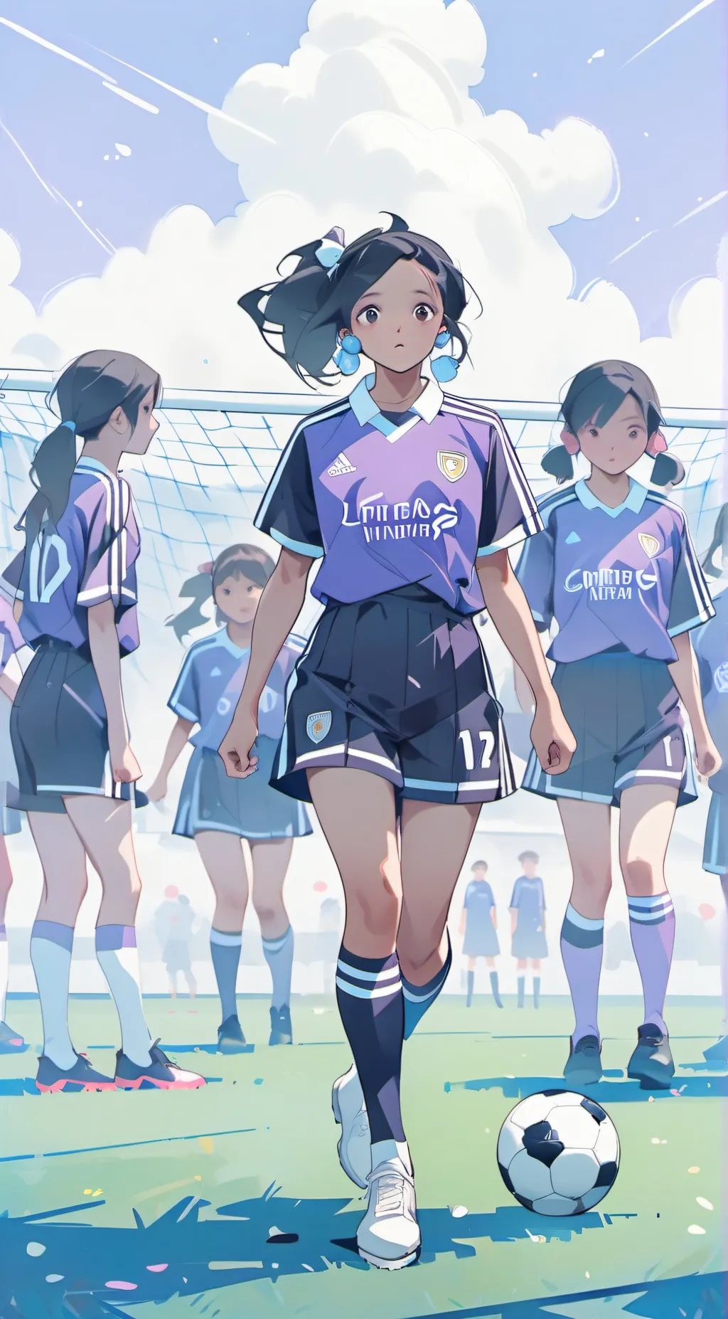 ai character: Sky background