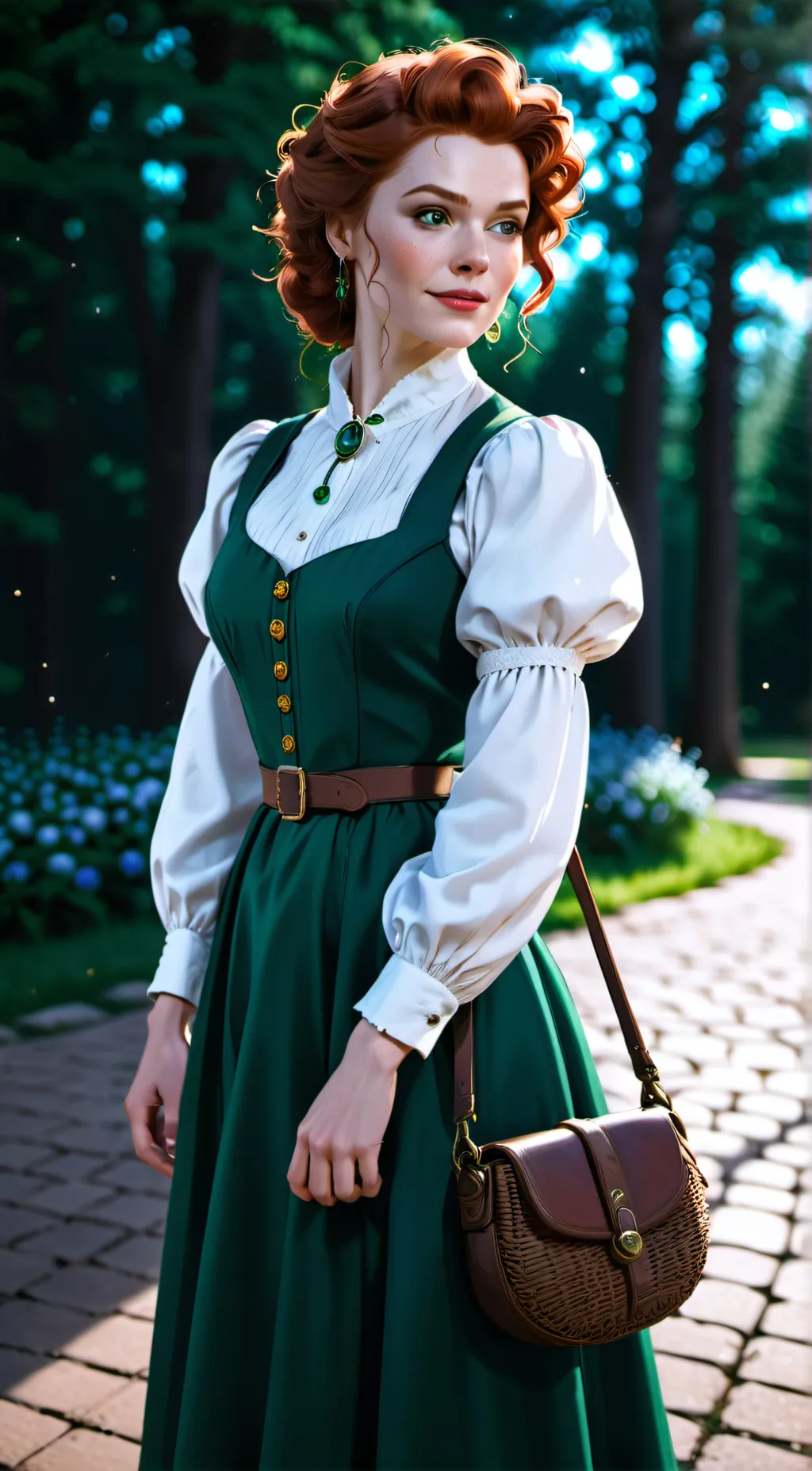 ai character: Auntie Em background