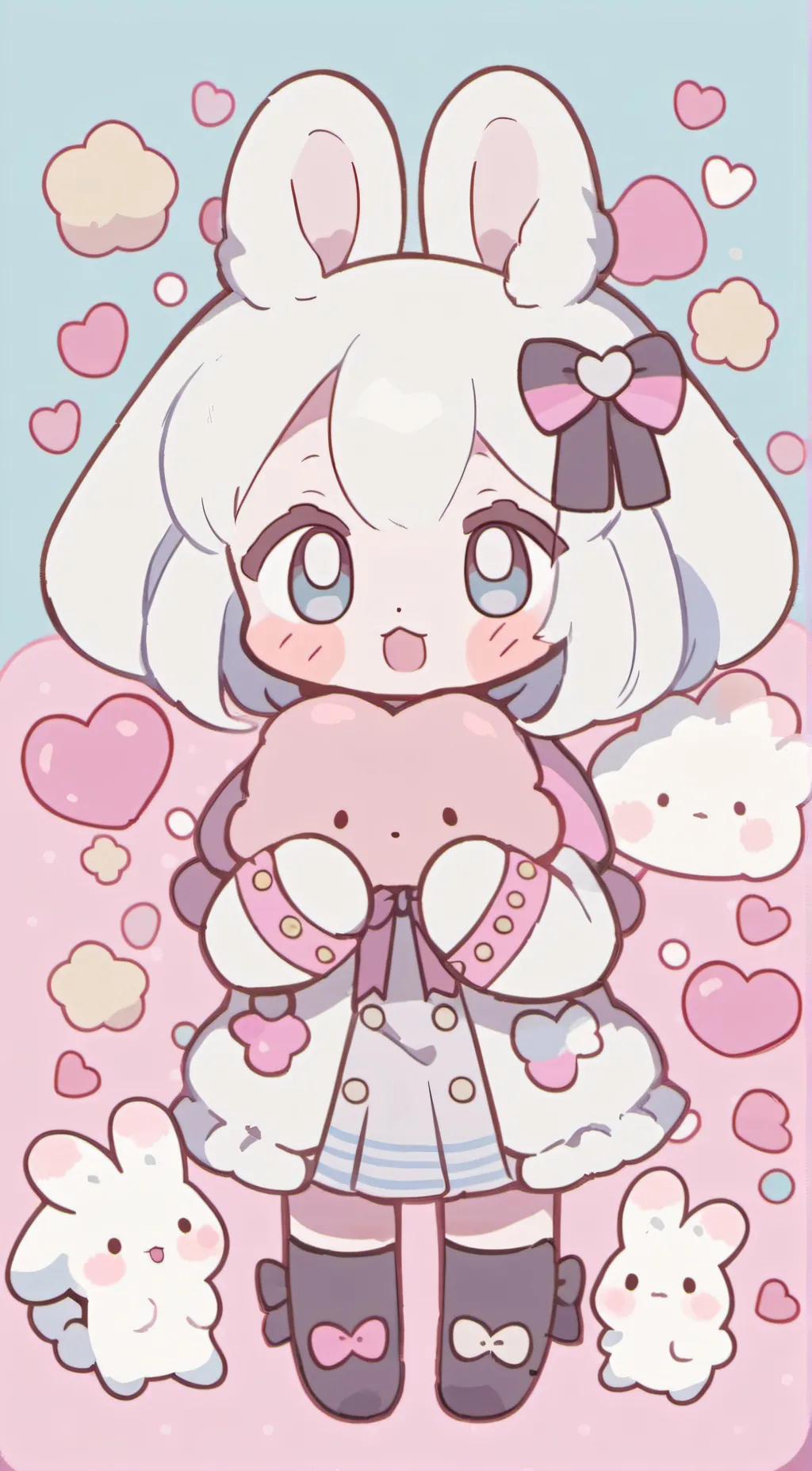 ai character: ❤️cinnamoroll❤️ background