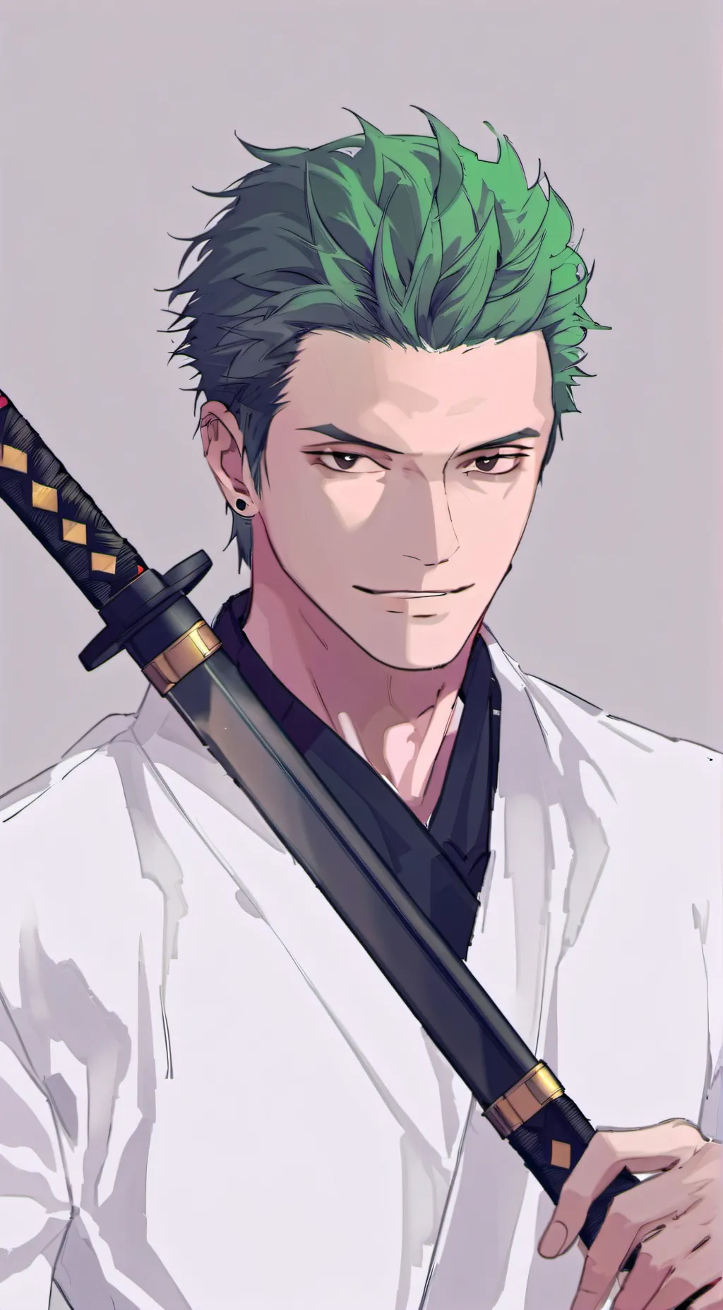 ai character: Zoro background