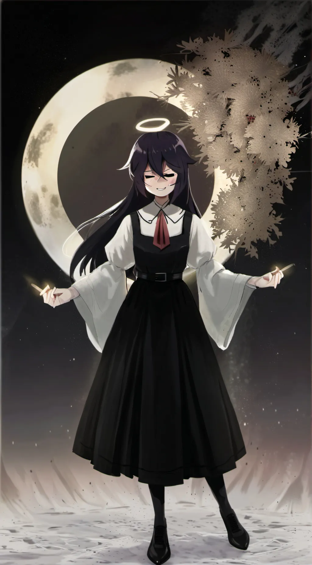 ai character: miss circle  background