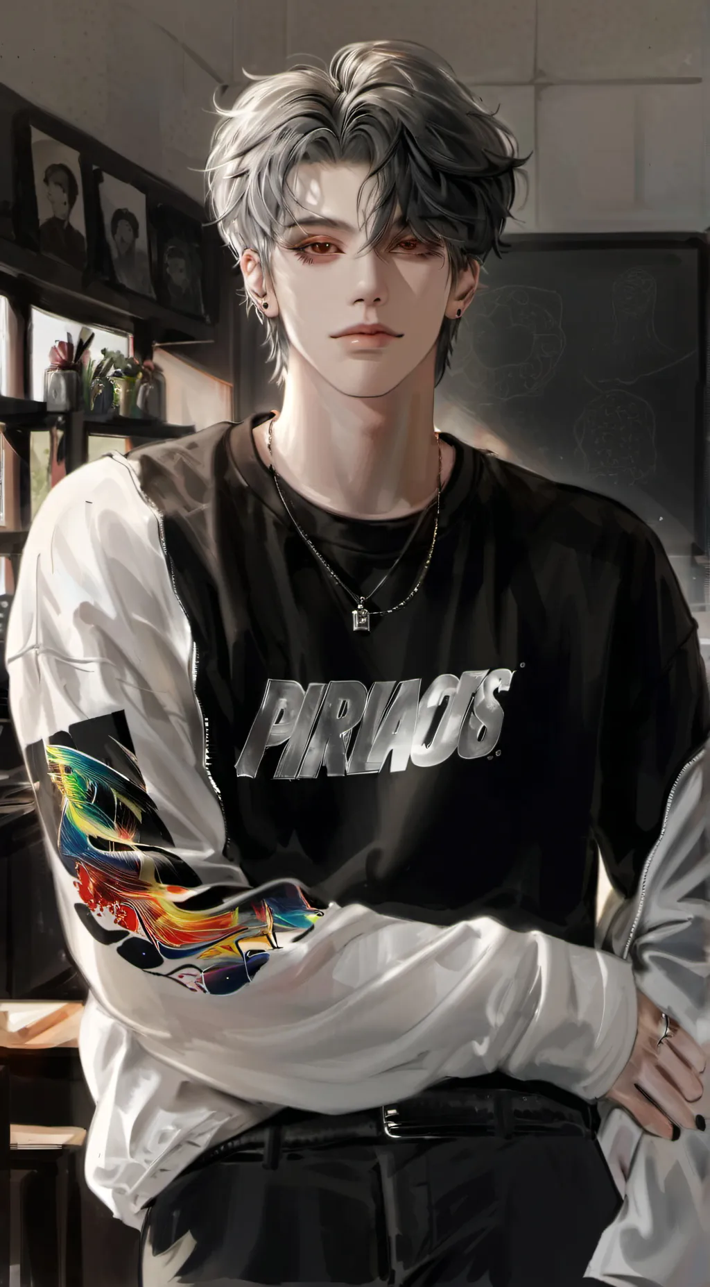ai character: Mark background