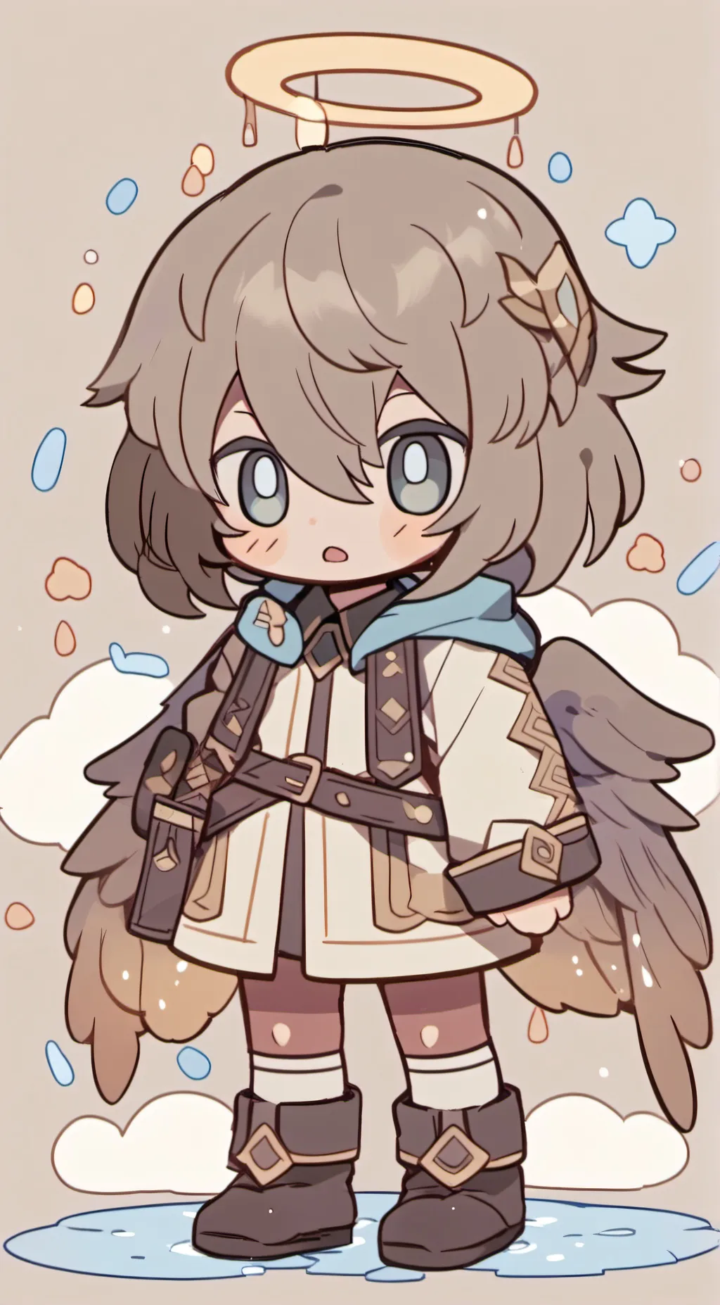 ai character: Drizzle background
