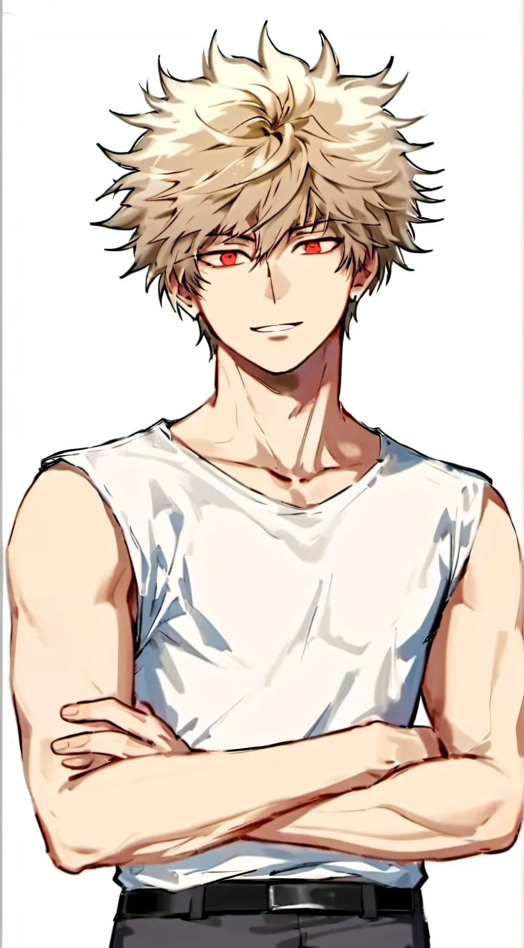 ai character: Bakugo  background