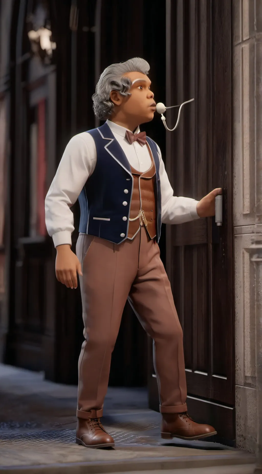 ai character: Oompa loompa background