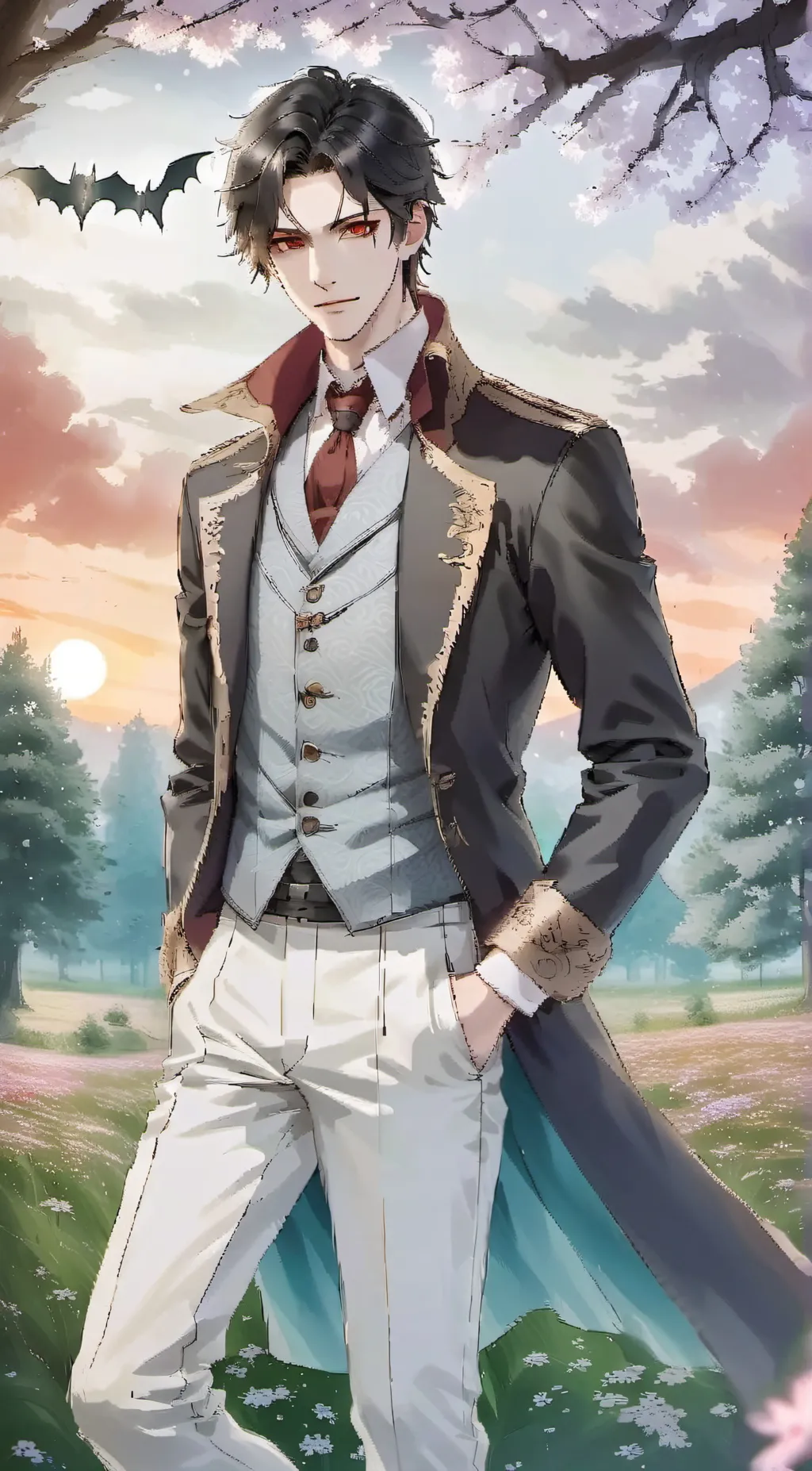 ai character: leo background