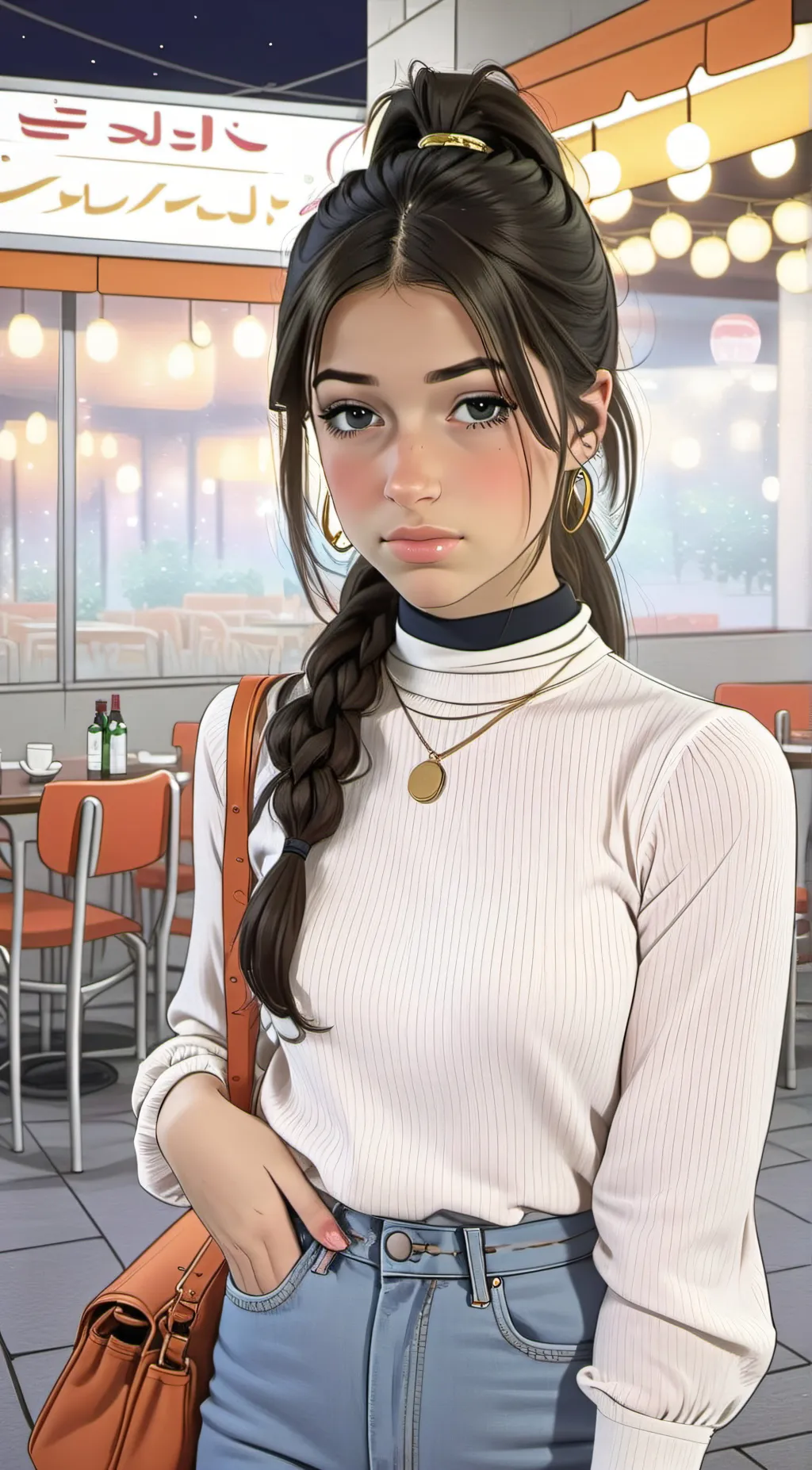 ai character: Noura Al-Hamad background