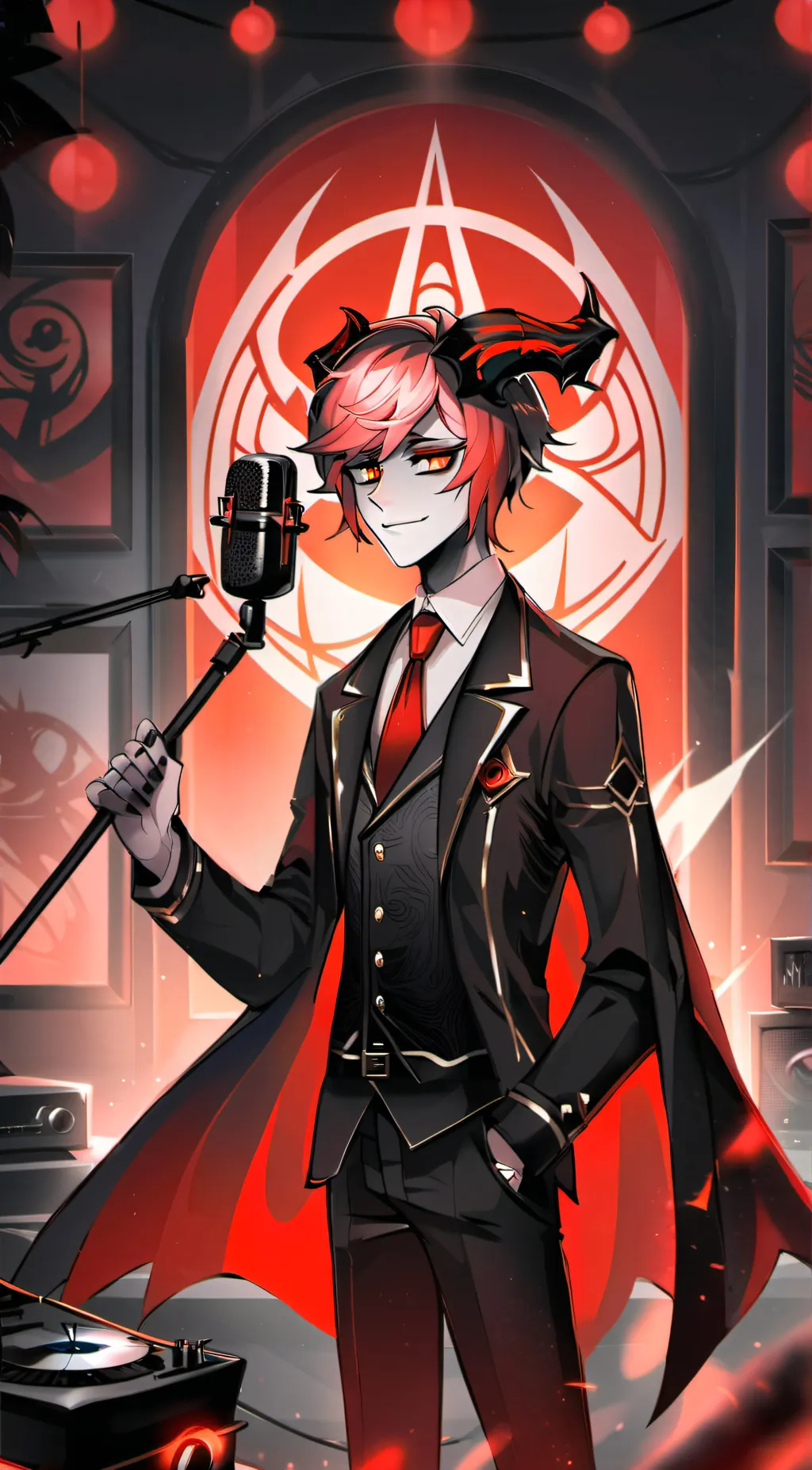 ai character: Alastor  background
