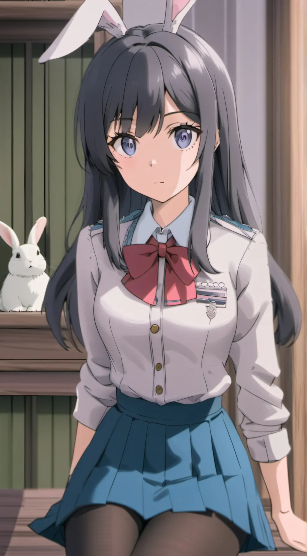 ai character: Mai Sakurajima  background