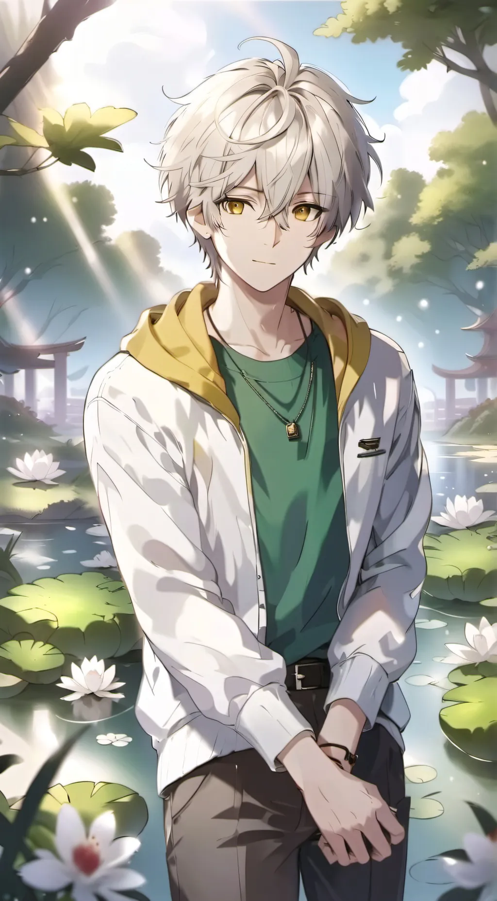 ai character: Zen background