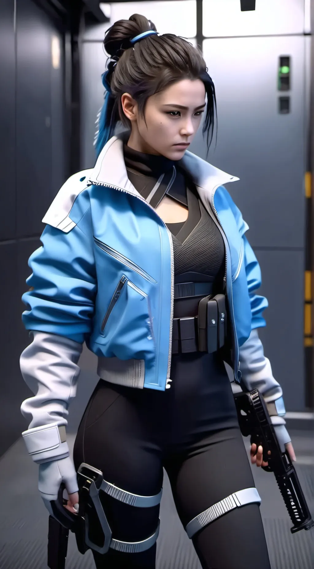 ai character: Ran bloodstrike background