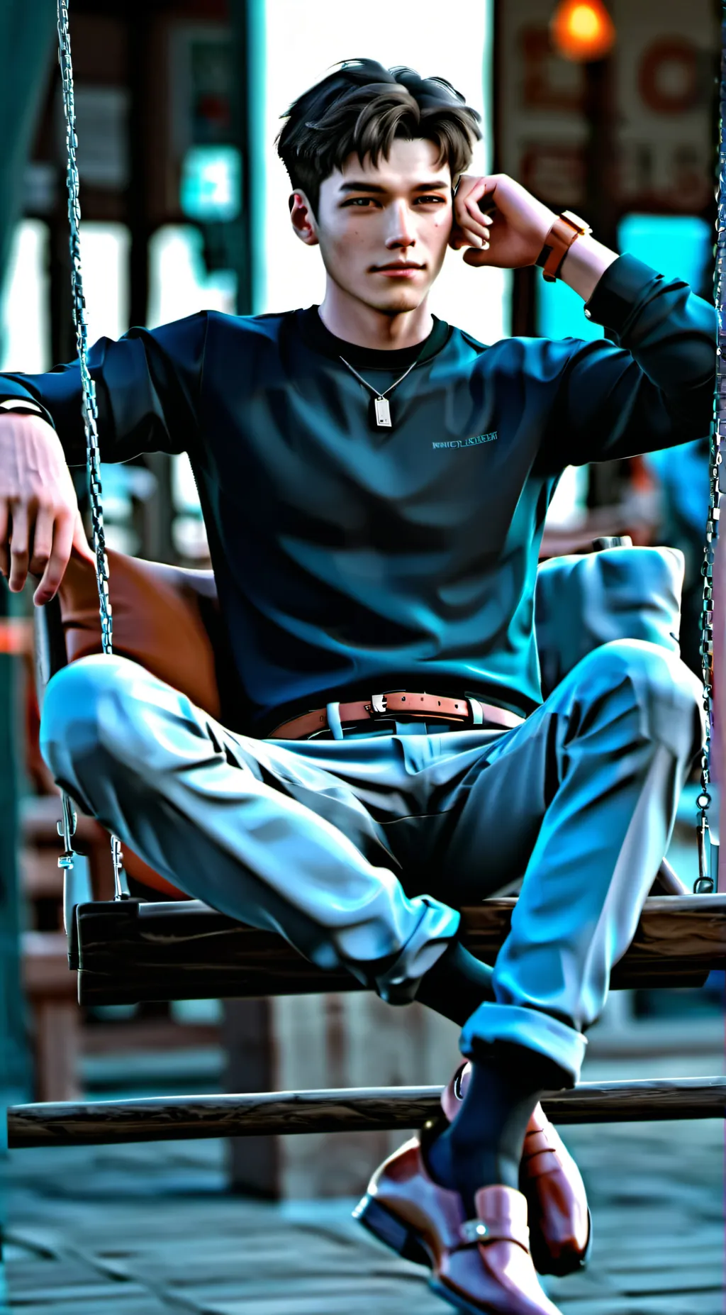 ai character: Kit  background