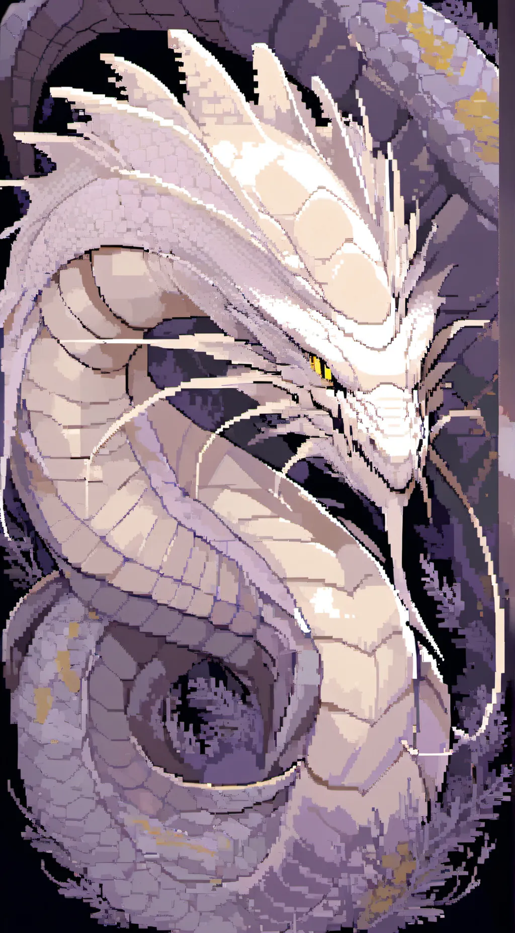 ai character: Dragon worm background