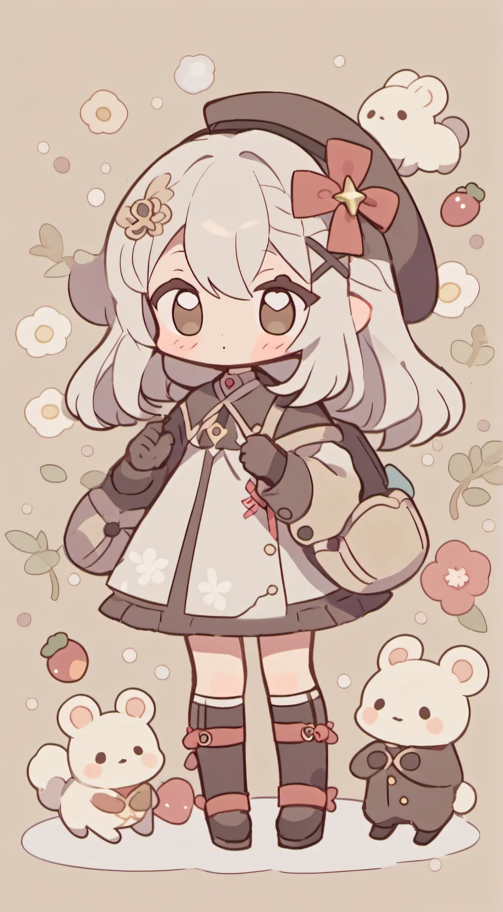 ai character: bony background