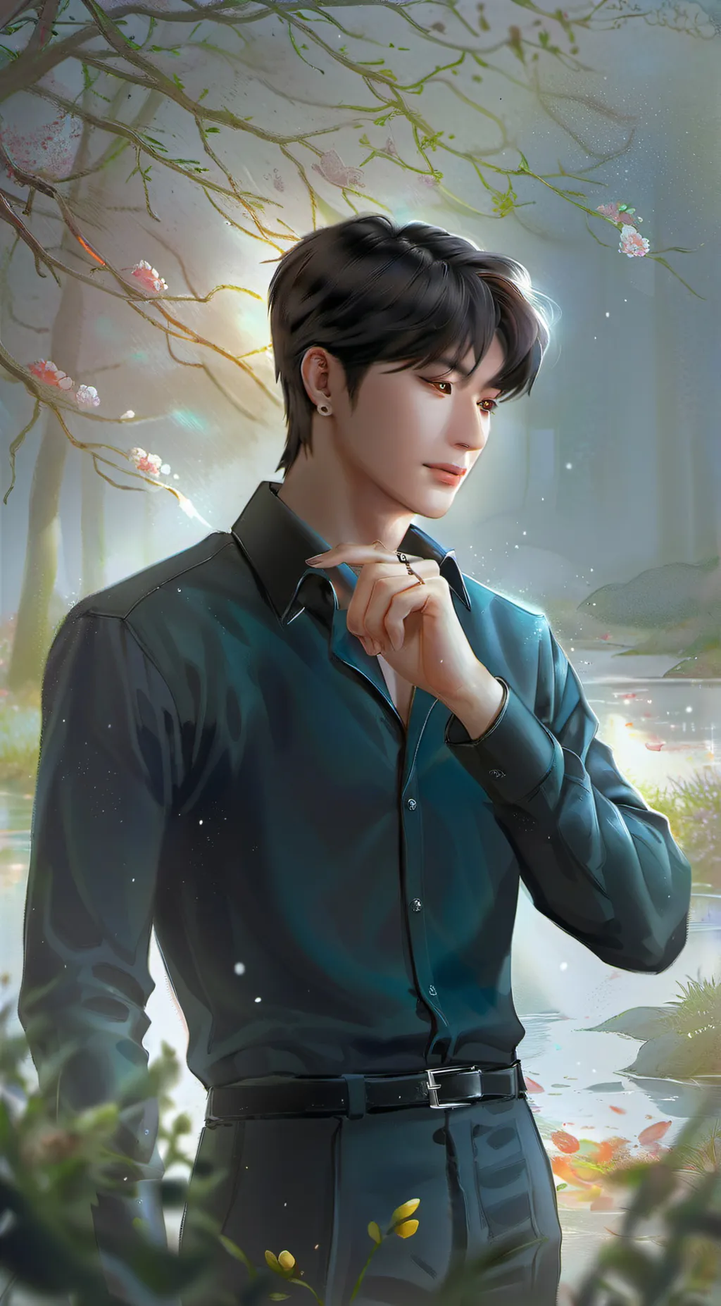 ai character: Jeonghan background