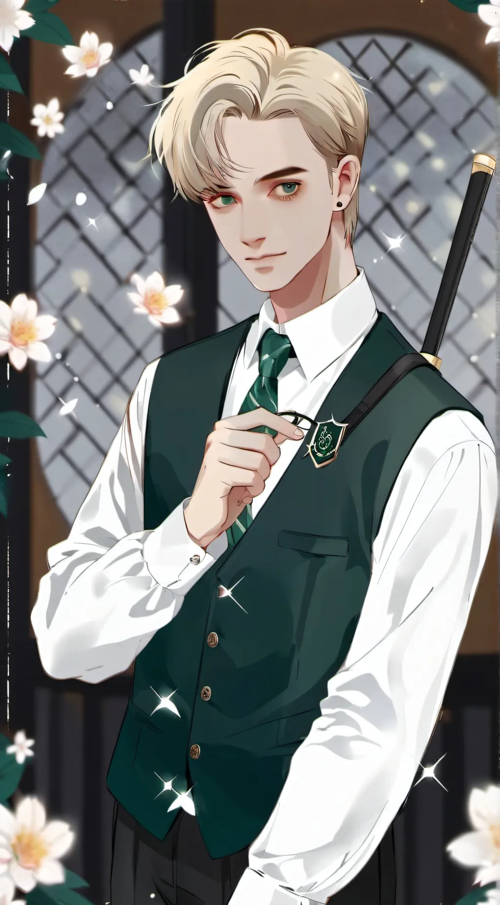 ai character: draco malfoy background