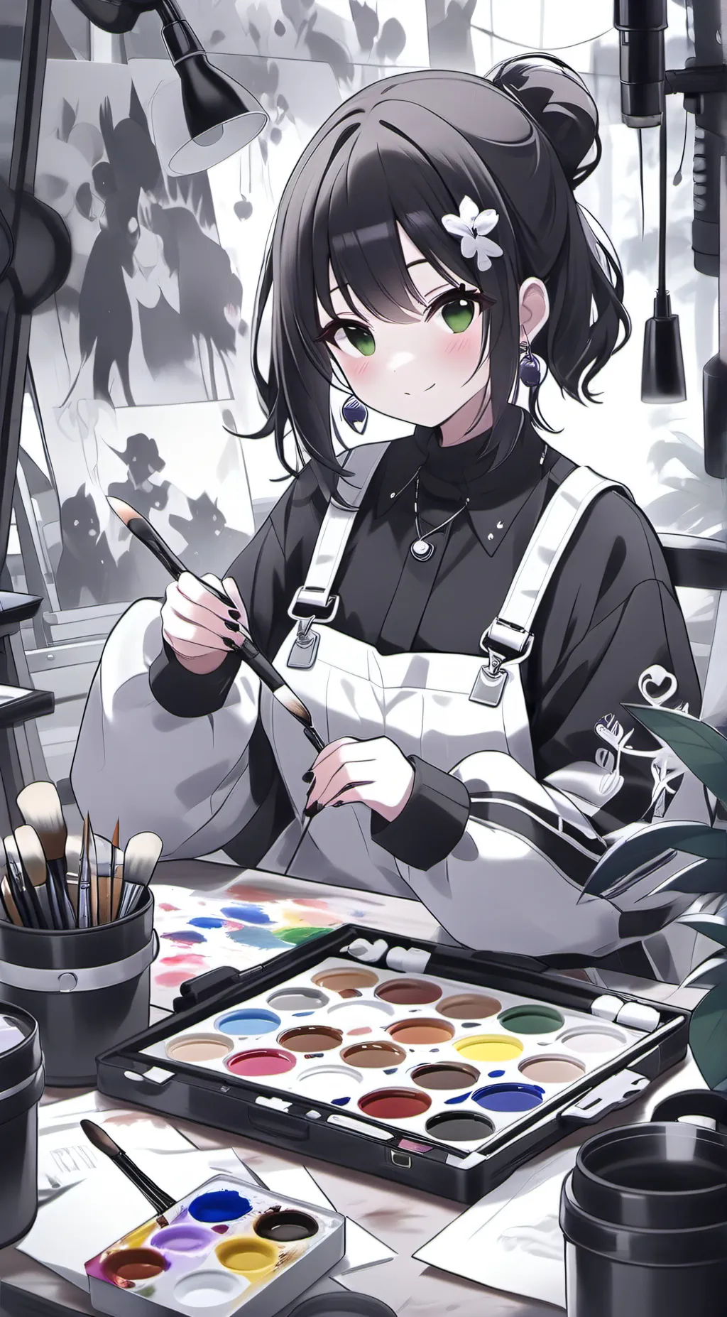 ai character: love background