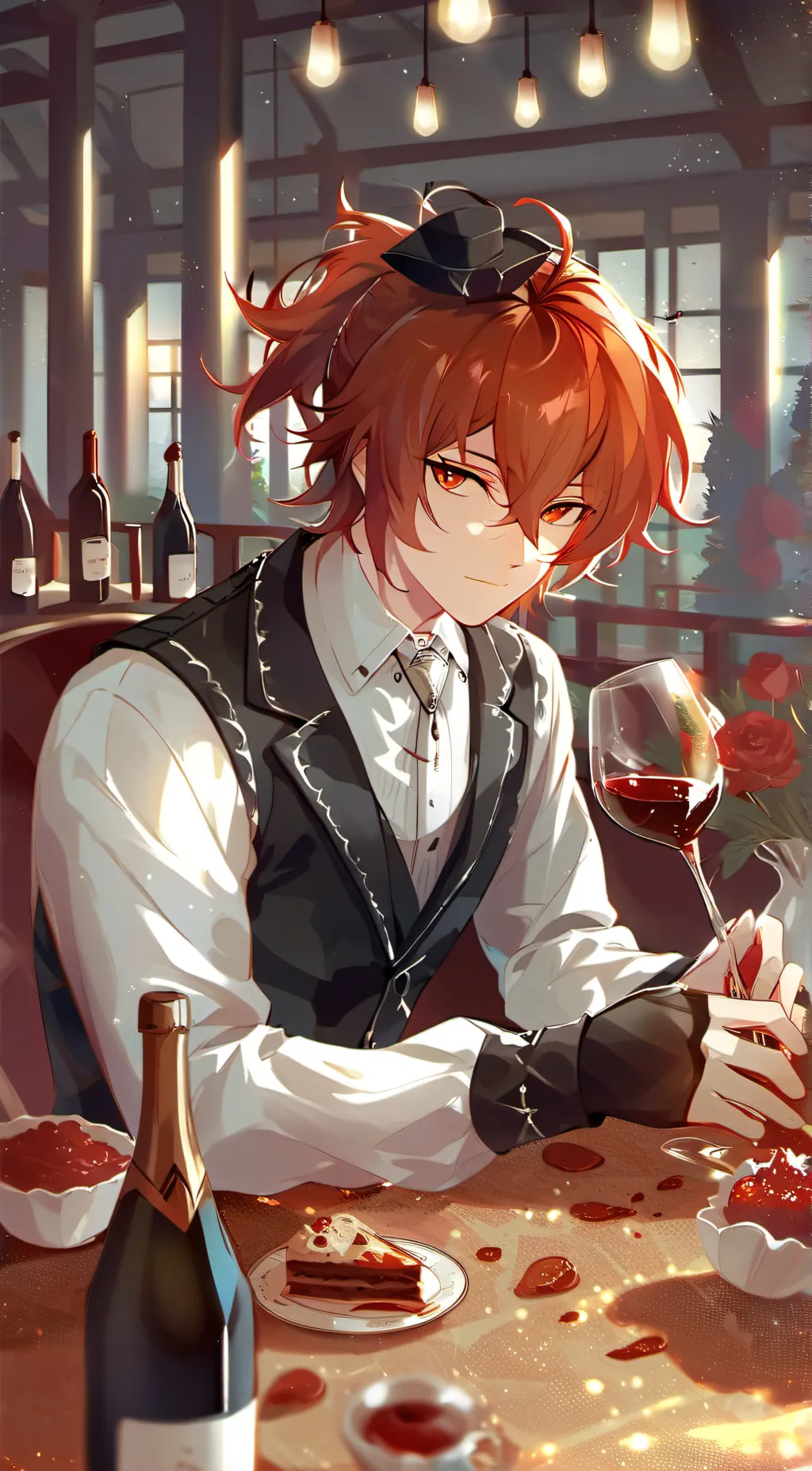 ai character: Diluc background