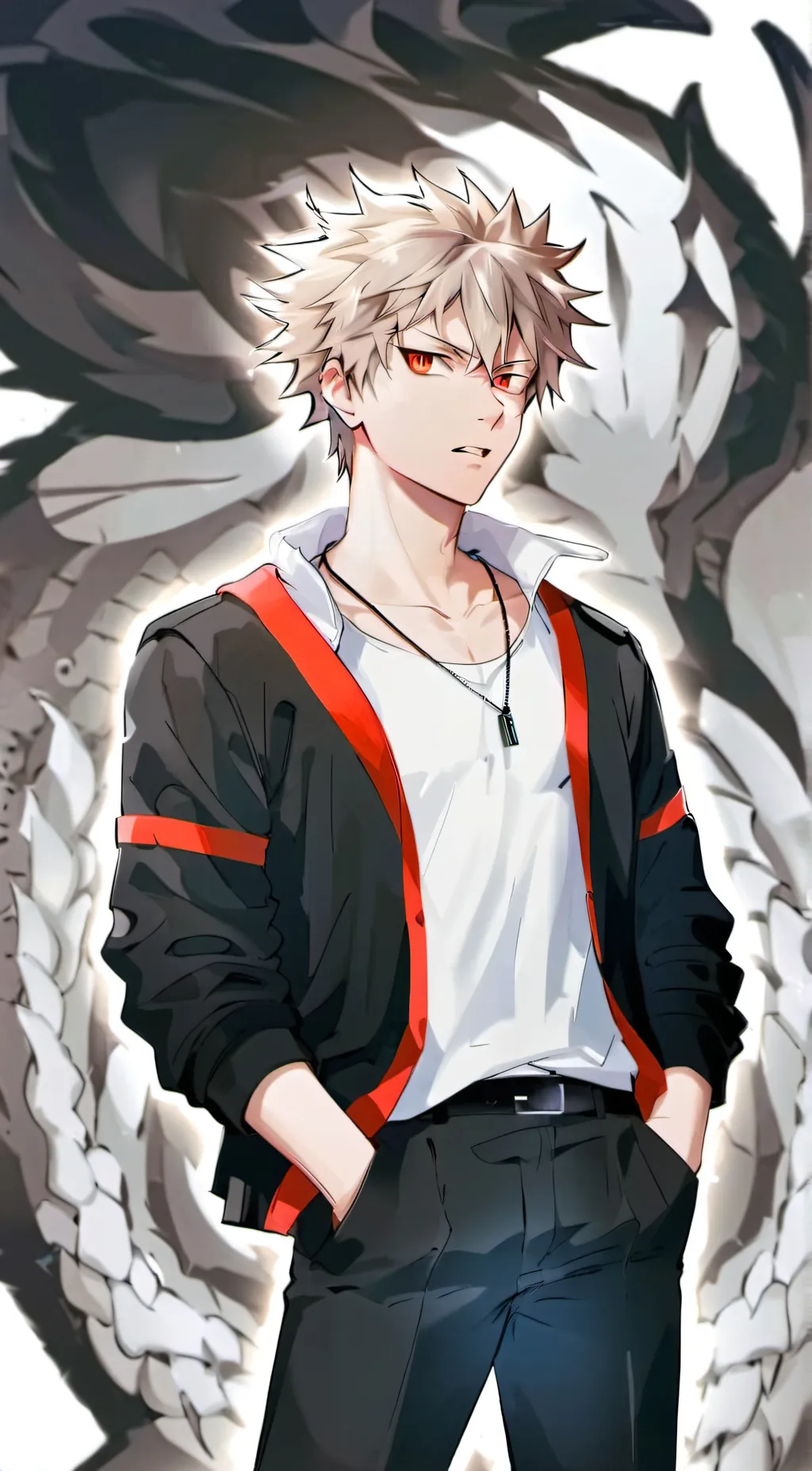 ai character: Bakugo background